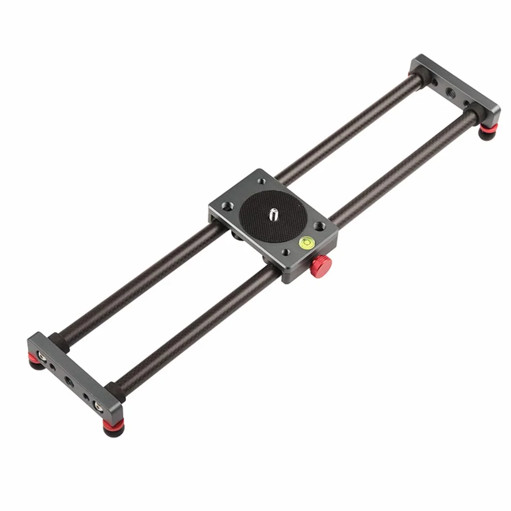 16 pollici/40cm Table Top Video Camera Slider In Fibra di Carbonio Aste Fino A 11lbs/5kgs Più Ampia Compatibilità Accessori