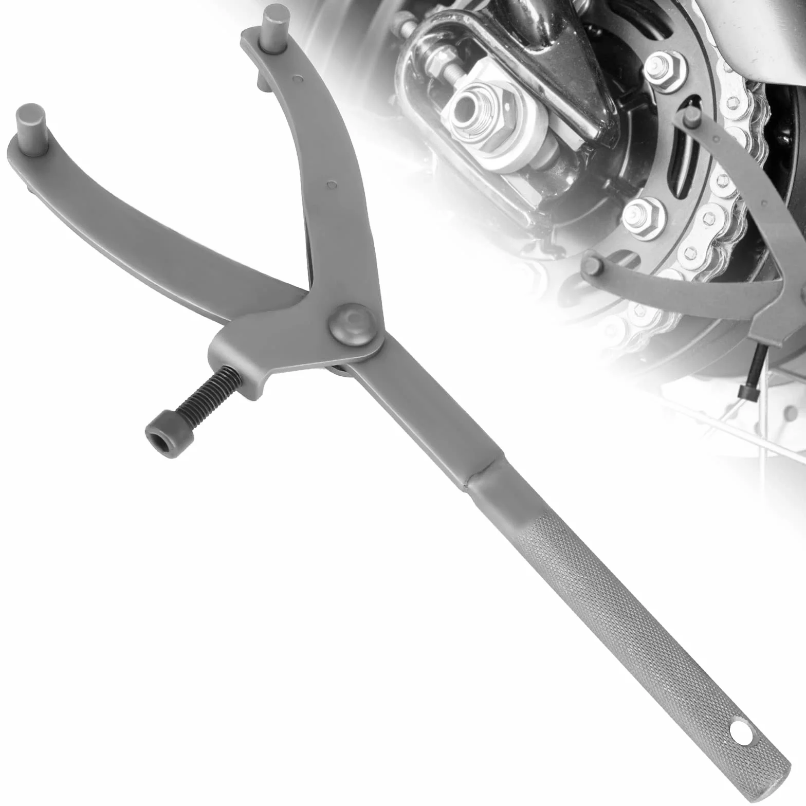 Chiave Blocca Volano, Chiave Frizione per Volano Strumento Chiave per Volano Design a Forma di Y per Lo Strumento della Staffa di Smontaggio Dellingranaggio del Volano del Scooter del Motociclo