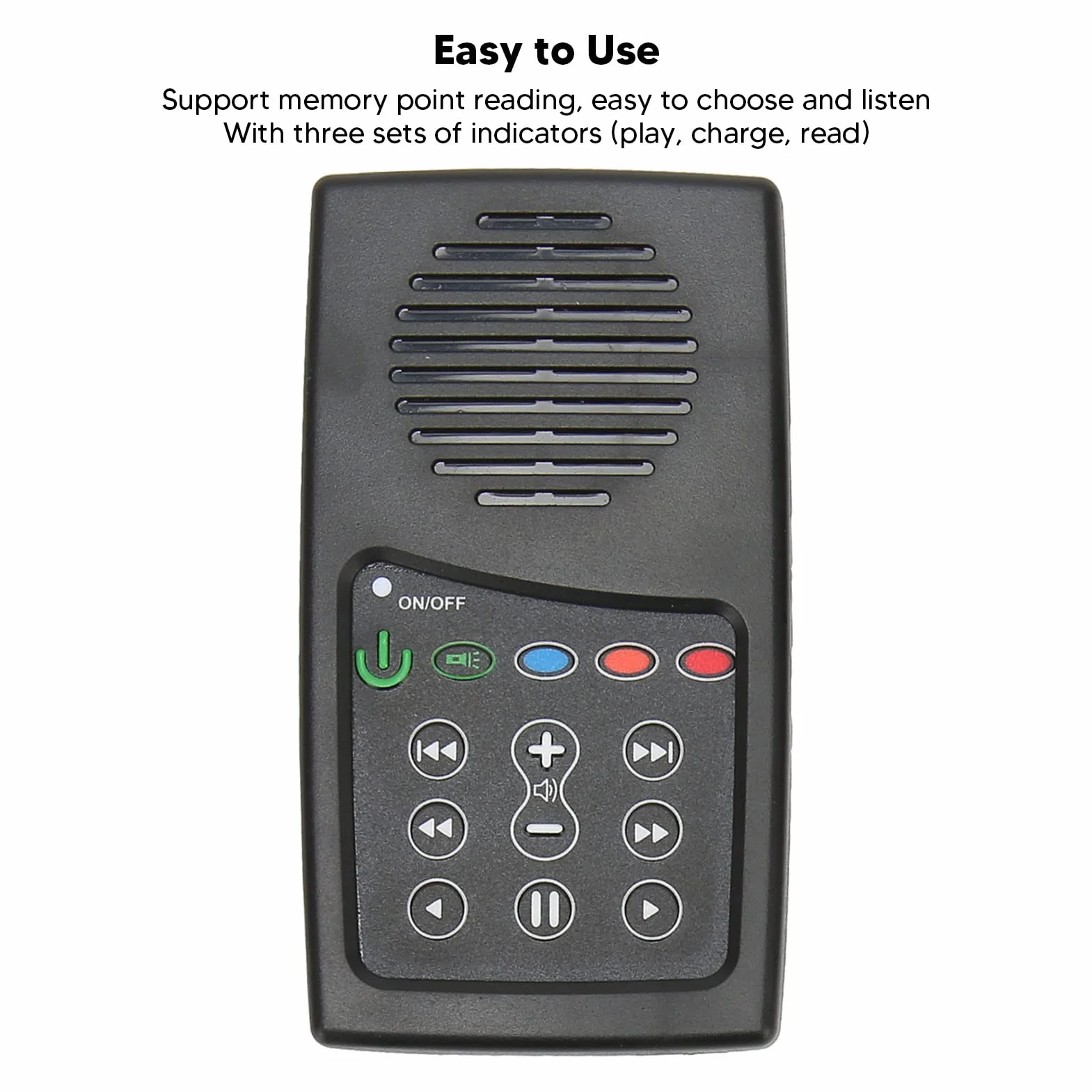 Audio Bible Player, EReader E-Bible a Ricarica Solare, capacità 8G Integrata, Batteria da 350 MAh (KJV inglese con francese con aramaico)