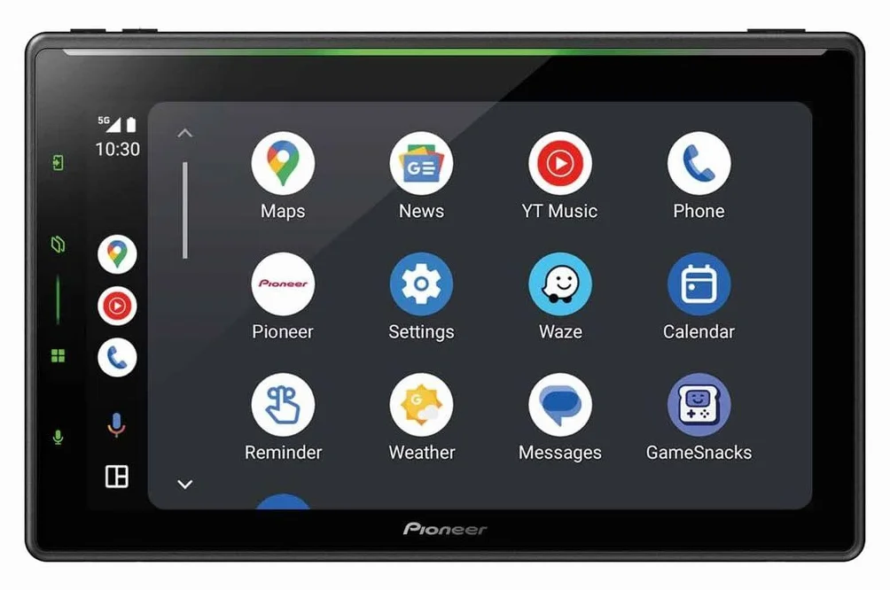 Pioneer SPH-EVO107DAB-UNI - media center e sistema navigazione 1-DIN, pannello touch da 10,1", con Wi-Fi, Bluetooth, Apple CarPlay, Android Auto e DAB+, equalizzatore grafico a 13 bande