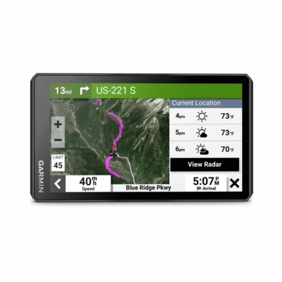 Garmin zūmo XT2, Navigatore per moto, Display 6", Mappa stradale Europa, Mappa topografica, Immgini satellitari, Rider Alerts, Strade Panoramiche, Guida Verde MICHELIN, Bluetooth, Wi-Fi
