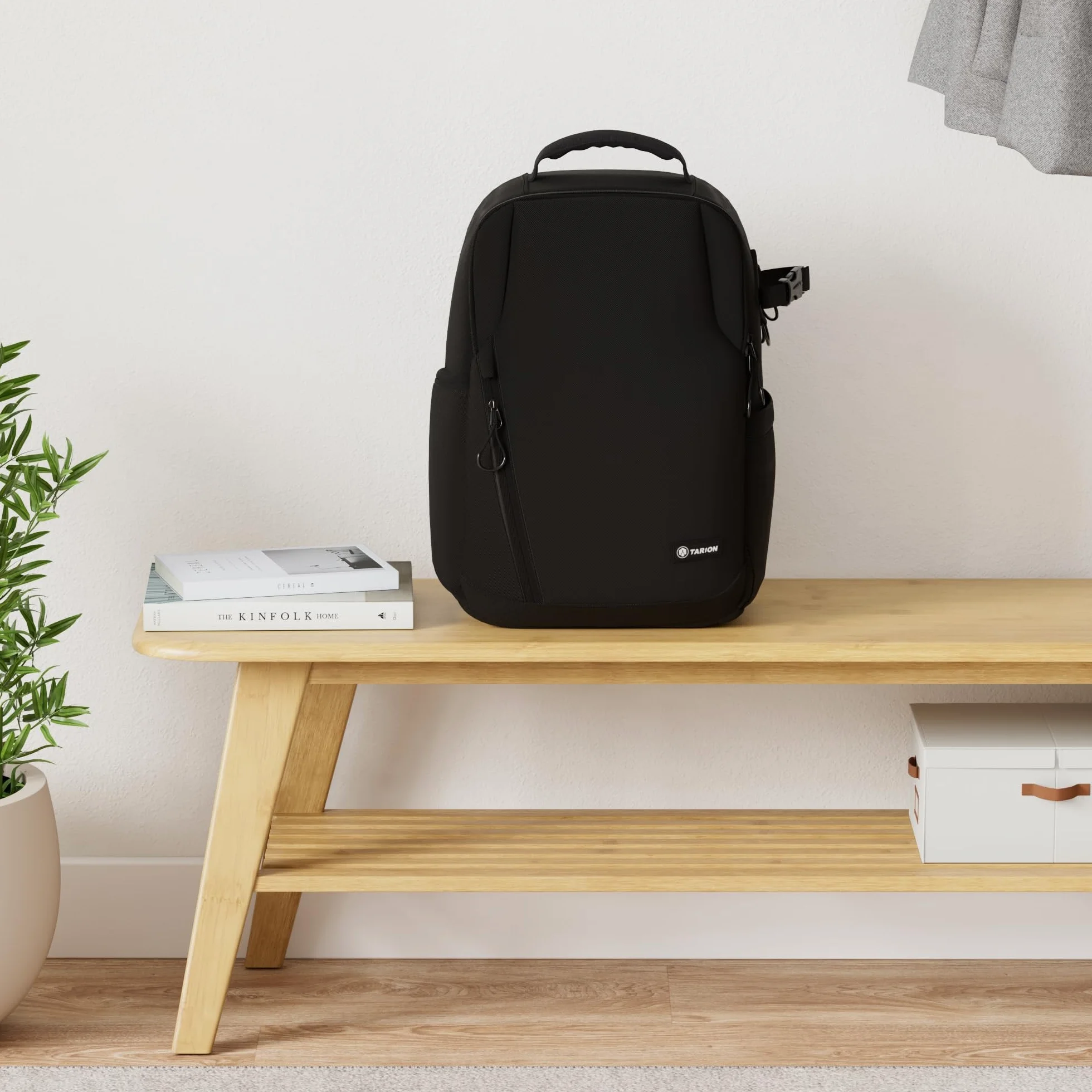TARION TR-L Zaino Impermeabile per Fotocamera Con Scomparto per Laptop da 14'', Professionale di Grande Capacità Con Copertura Antipioggia