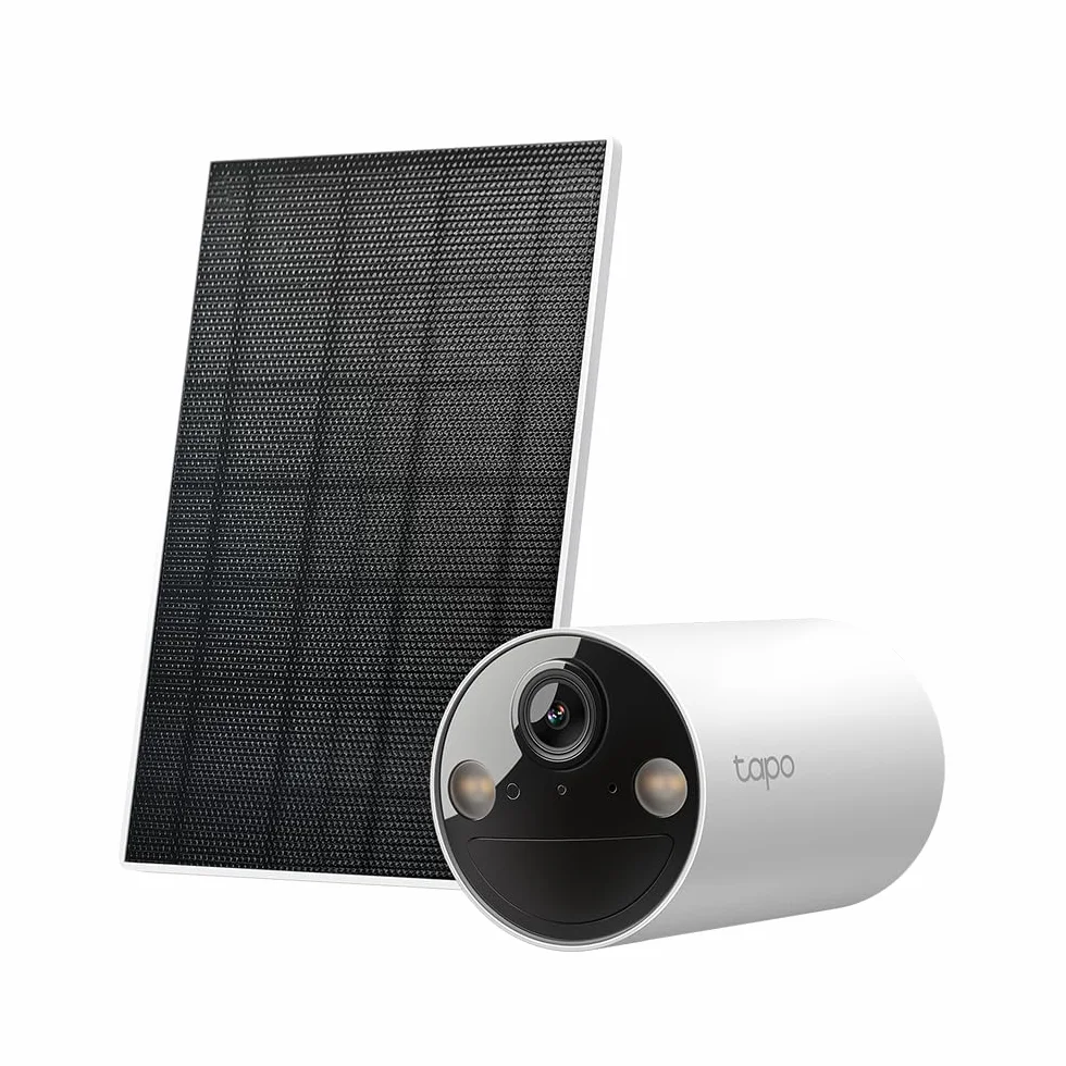 Tapo Kit telecamera di sicurezza solare senza fili 2K 3MP IP65 visione notturna a colori rilevamento persona