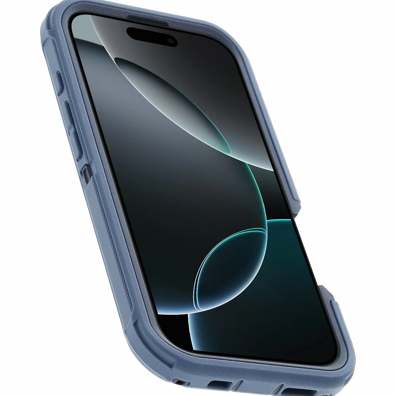 OtterBox Cover Defender Series MagSafe per iPhone 16 PRO, Custodia Protettiva Antiurto, a Prova di Caduta, Protezione Estrema, Testata 7X Norme Mil-Std 810G, Blu, Senza Retail Package