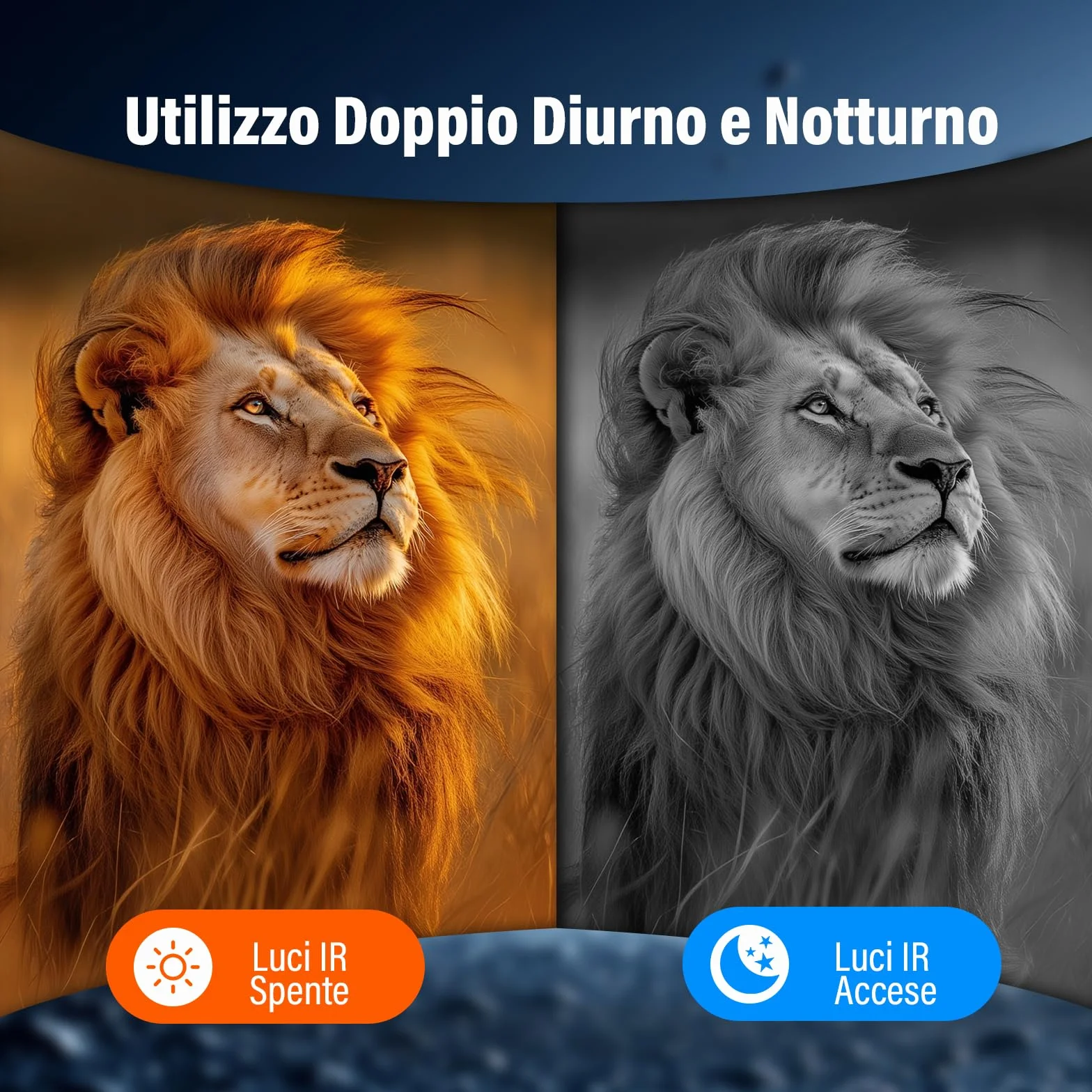 Visore Notturno, Display HD Da 4" Binocolo Visione Notturna 4K, Zoom Digitale 10X Visione Notturna 800M, 5000mAh Binocolo Visore Notturno a Infrarossi Da 5 W Per Il Campeggio, Caccia