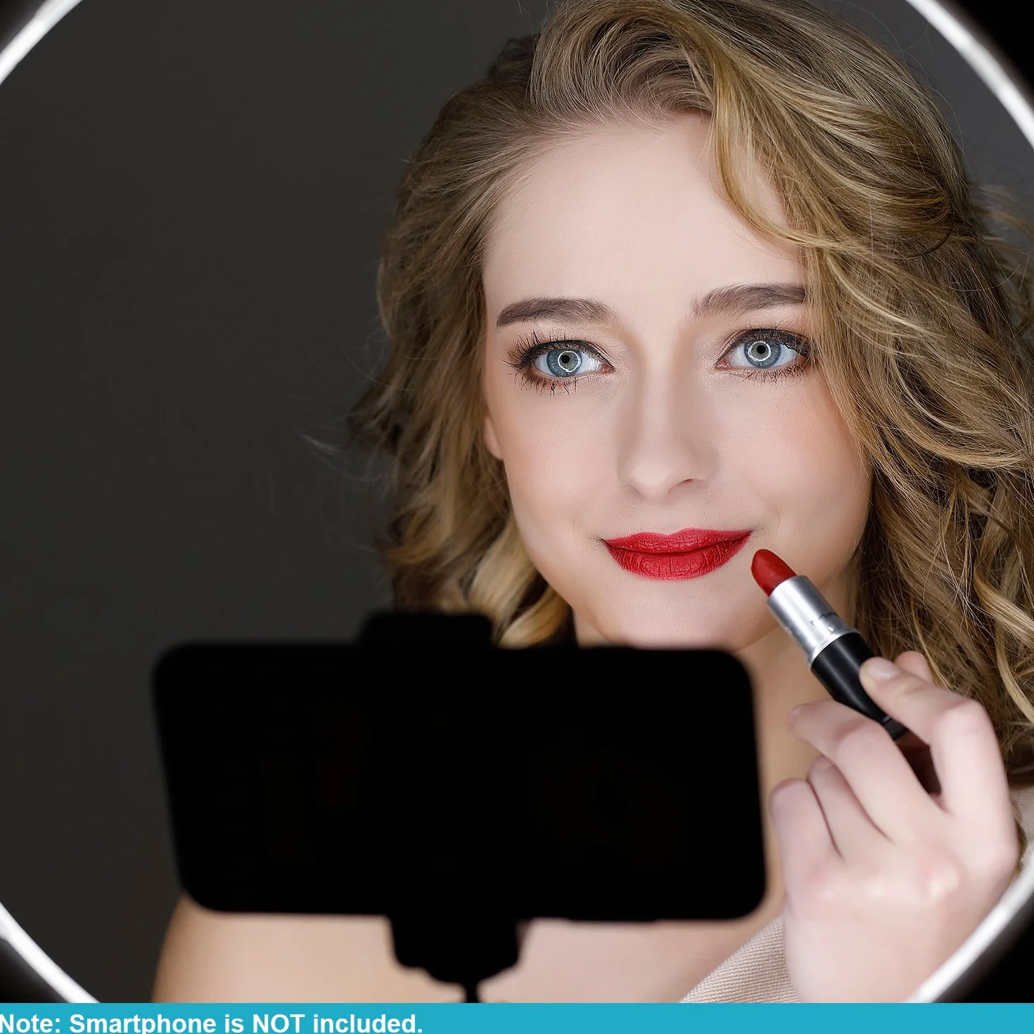 NEEWER RL-12 LED Ring Light 14" esterno/12" al centro con supporto per luce, filtro colorato, supporto per telefono per trucco, YouTube, TikTok, riprese video con fotocamera/telefono