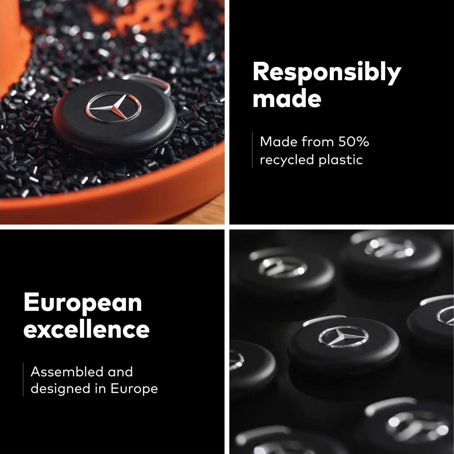 Chipolo LOOP Mercedes-Benz Edition Rechargeable Tracking Tag Item Locator for Keys Bags Apple Find My Android Find Hub