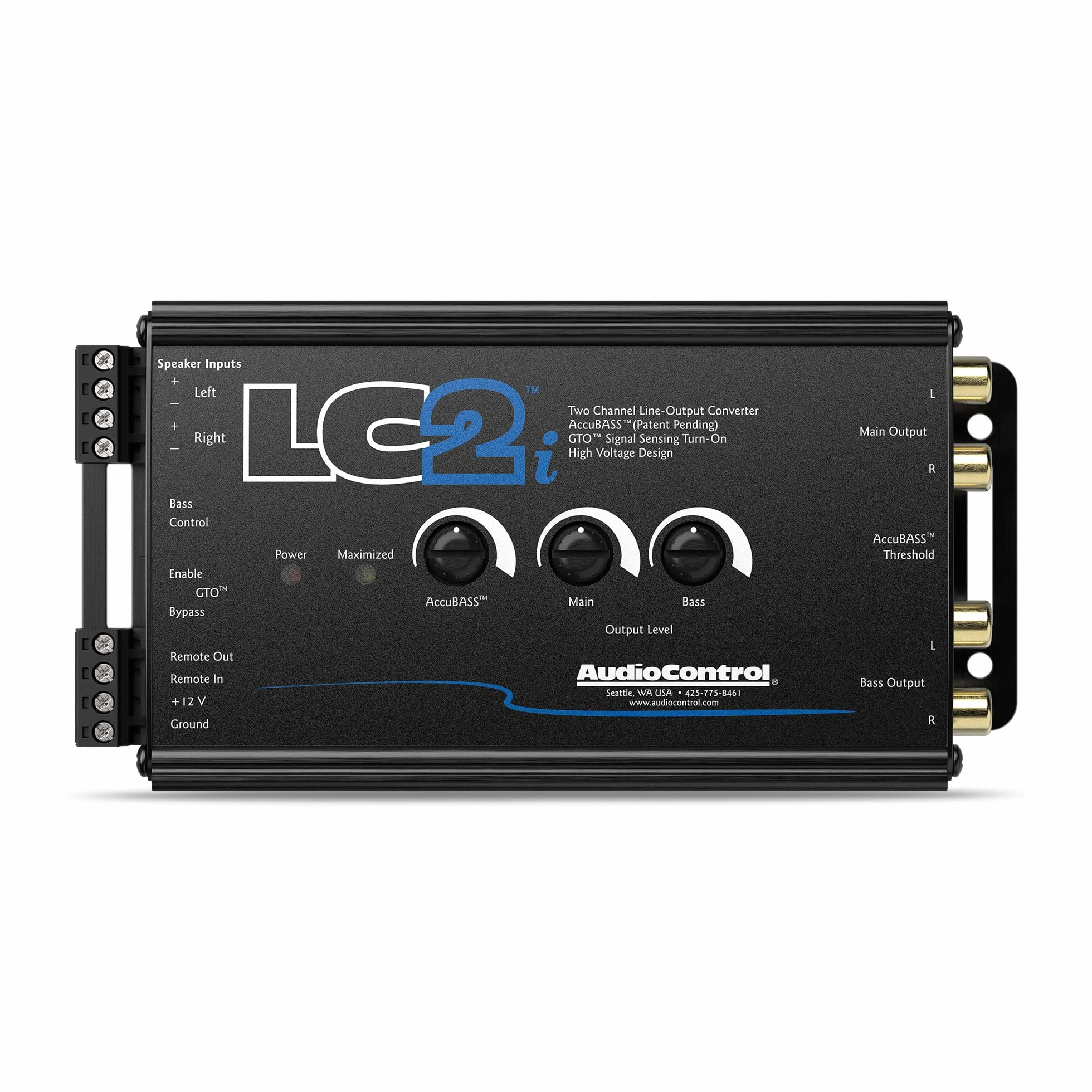 AudioControl Audio Control Lc2I Convertitore di uscita di linea a 2 canali per l'aggiunta di amplificatori al sistema di fabbrica