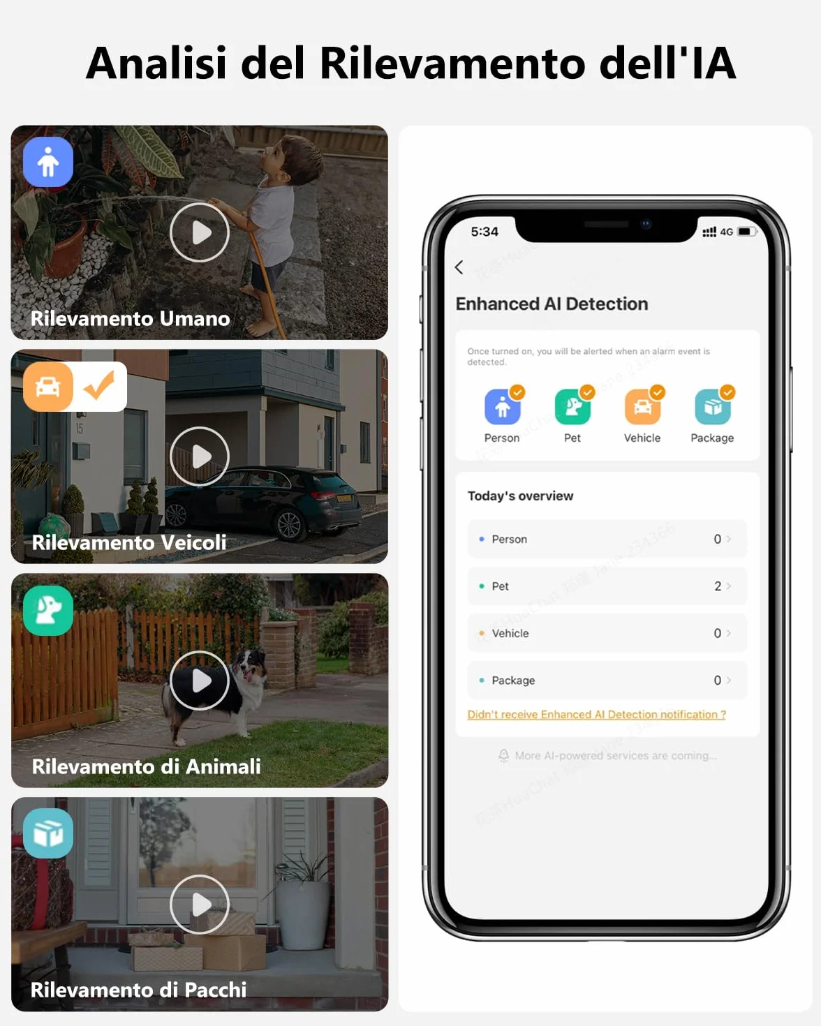 Imou 3K Telecamera Wi-Fi Esterno Senza Fili con Pannello Solare, Videocamera Sorveglianza Esterno Batteria 5MP, Rilevamento Umano/PIR, Visione Notturna a Colori, IP66, Modalità Privata, 2,4ghz