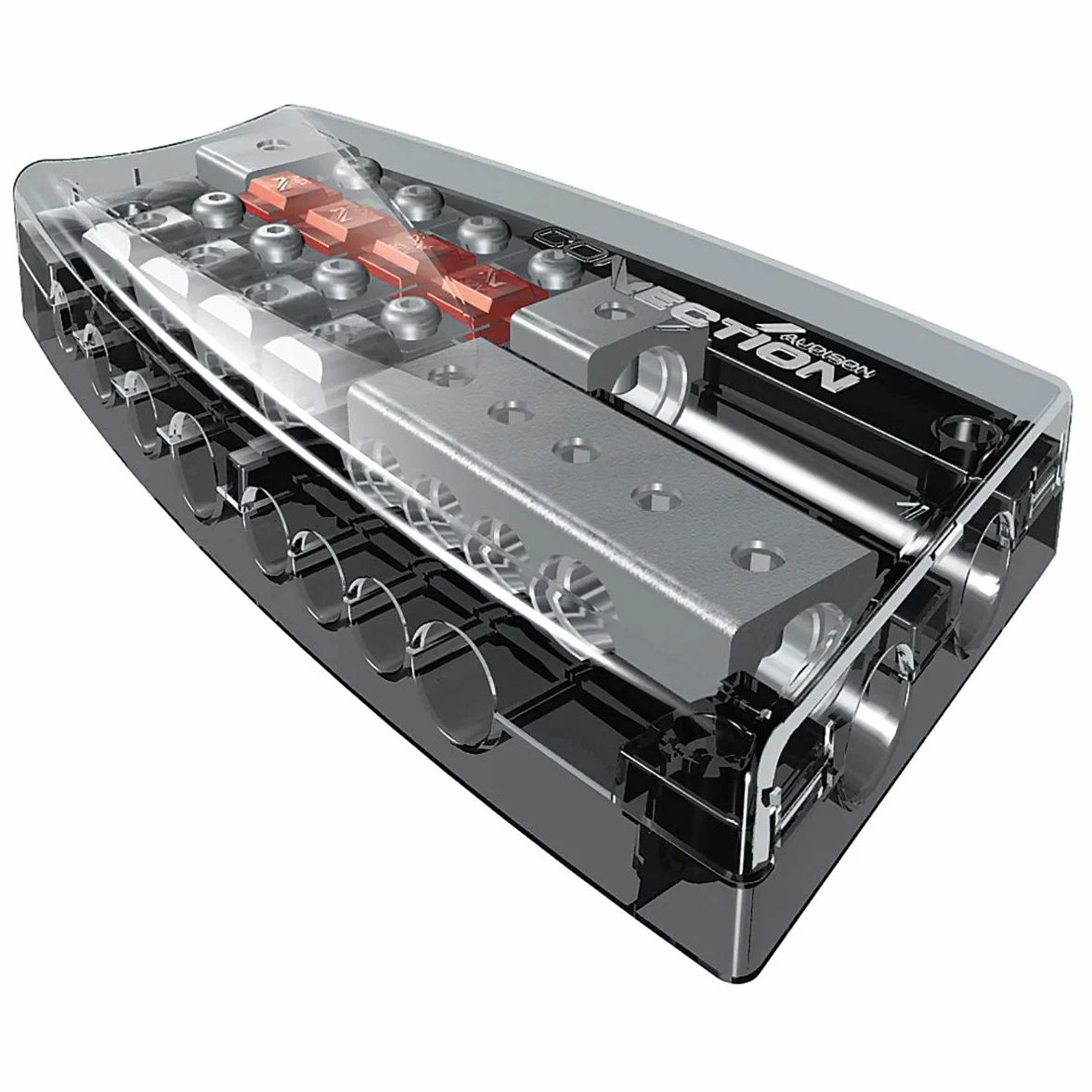 Audison Connection SFD41C - Scatola fusibili e collegamenti a massa, fino a 53 mm