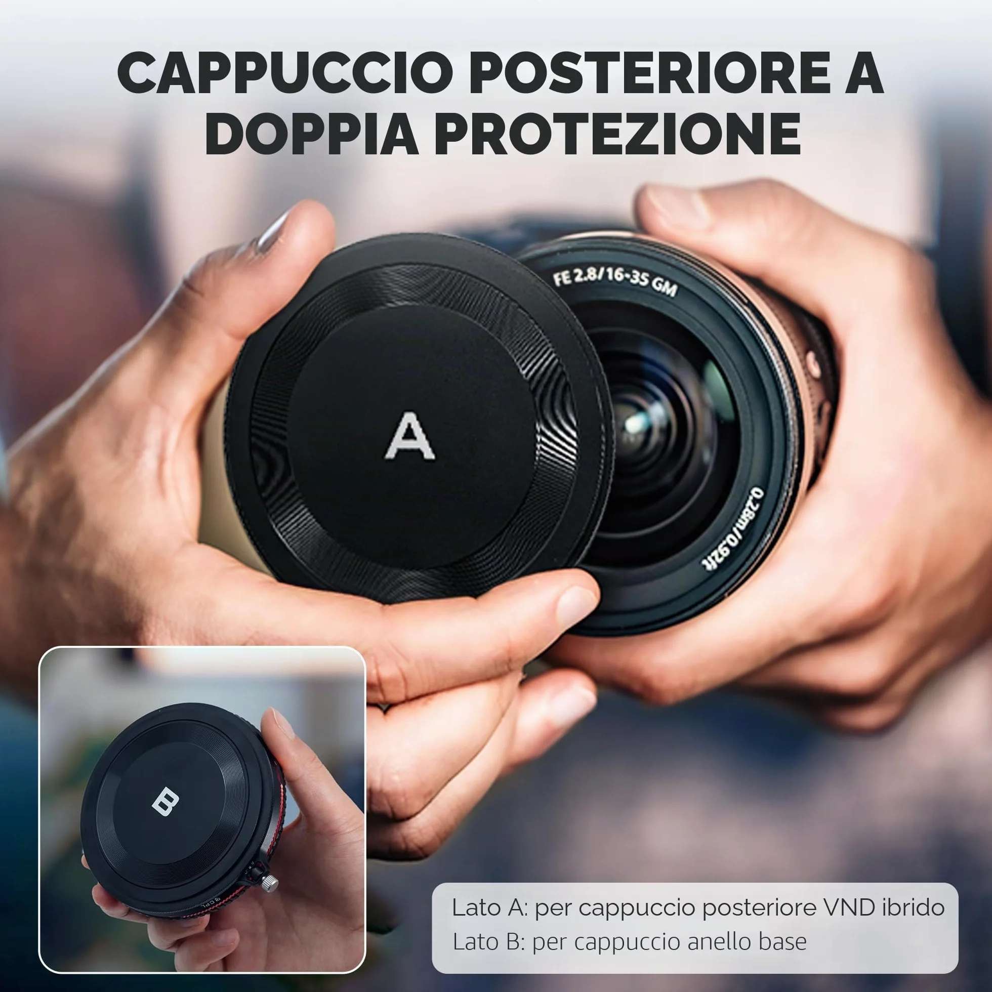 Freewell 82 mm V2 Filtro magnetico ibrido VND/CPL 3-7 stop - Filtro VND e CPL regolabile di qualità superiore a prova di futuro