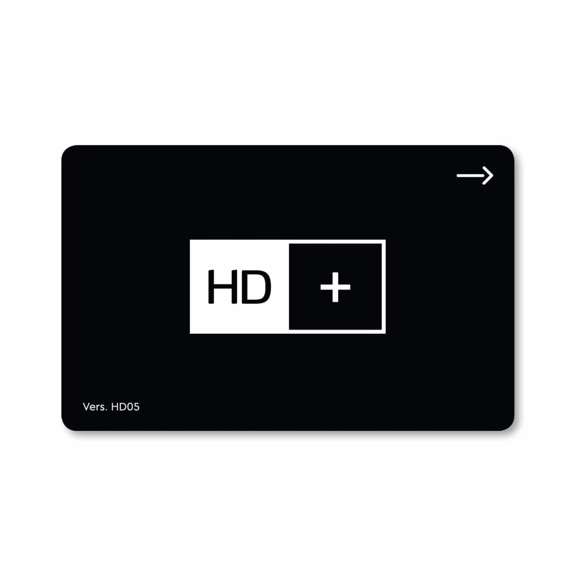 Scheda HD +, durata per 12 mesi, Televisore in luminosa qualità HD (lingua italiana non garantita)