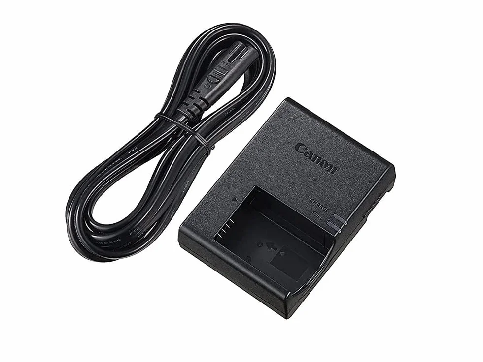 Canon LC-E17E Carica Batterie, Nero/Antracite