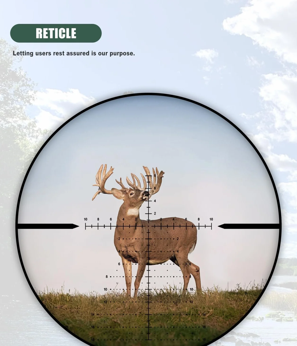SPINA OPTICS 6-24x50 II Riflescope Primo Piano Focale Riflescope con MRAD Precision Tree Reticle e Parasole