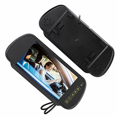 Specchietto Retrovisore con Display LCD da 7 Pollici per la Telecamera di Backup