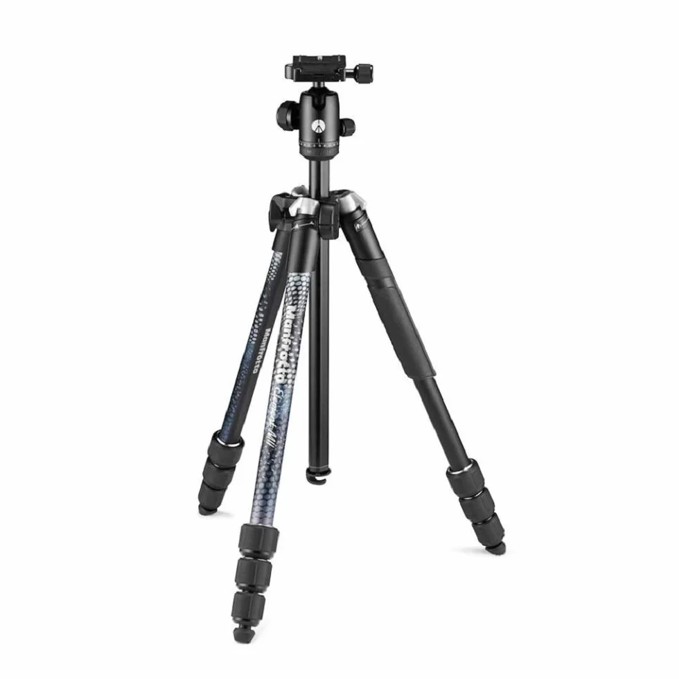 Manfrotto Element MII, Treppiede da Viaggio in Alluminio con Testa a Sfera e Sacca per Trasporto, per Fotocamere Compatte, CSC, DSLR, Accessori Fotografia per Creazione Contenuti, Vlog