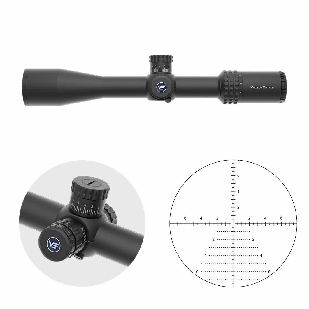 Vector Optics SCFF-34 Taurus Gen II 4-32x56 FFP - Cannocchiale per sport, airsoft e caccia, fucile ad aria compressa, visiera bersaglio, cannocchiale per fucile, scopa rifle