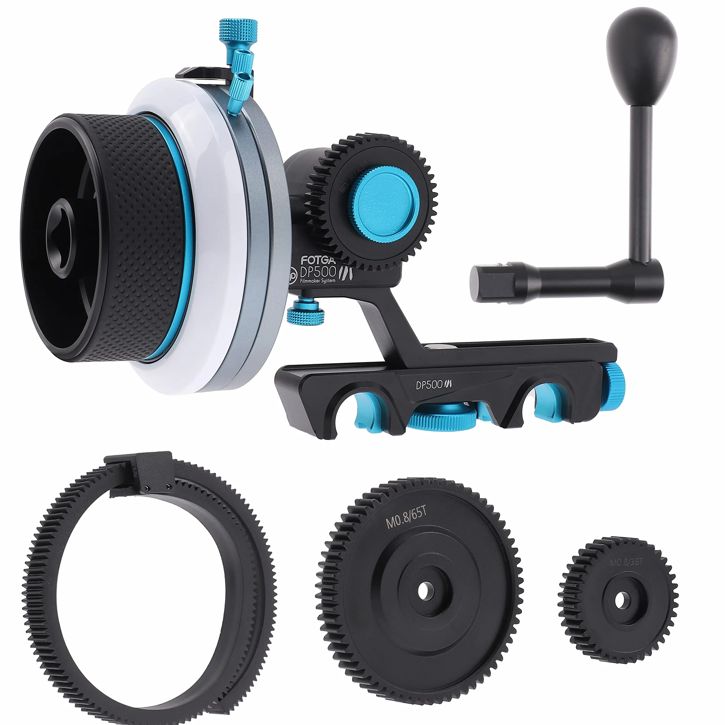 Fotga Aggiornato DP500 Mark III DP500III Rilascio Rapido Inumidire Segue il Fuoco A/B Duro Stop per 15mm Rods Rig Adatta per Tutti DSLR video come Blackmagic BMCC BMPCC Canon 5D MarkII Mark III 5DIV Sony A7R A7RII A7 A7II A7S A7SII Panasonic GH3 GH4 Nikon