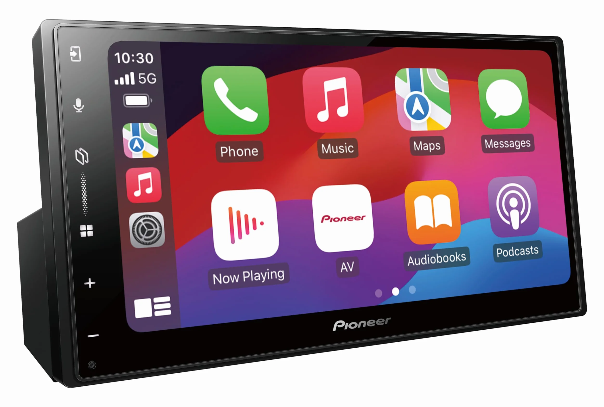Pioneer SPH-DA77DAB - Media center 2DIN, pannello touch capacitivo da 6,8", con Wi-Fi, Bluetooth, Apple CarPlay, Android Auto e DAB+, equalizzatore grafico a 13 bande