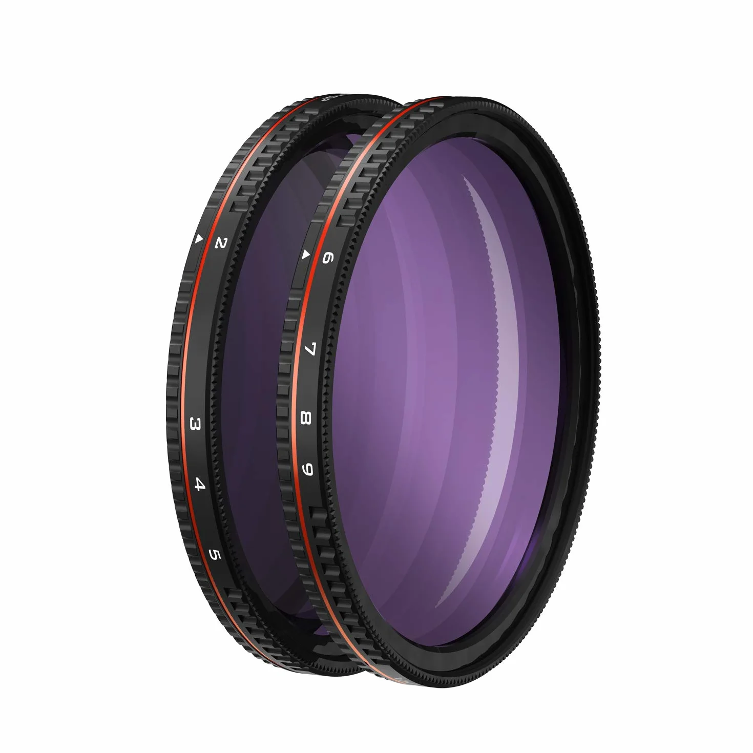 Freewell 82mm Filtro ND Variabile Arresto Rigido Filettato Tutto Giorno 2 a 5 Stop e 6 a 9 Stop - 2Pack