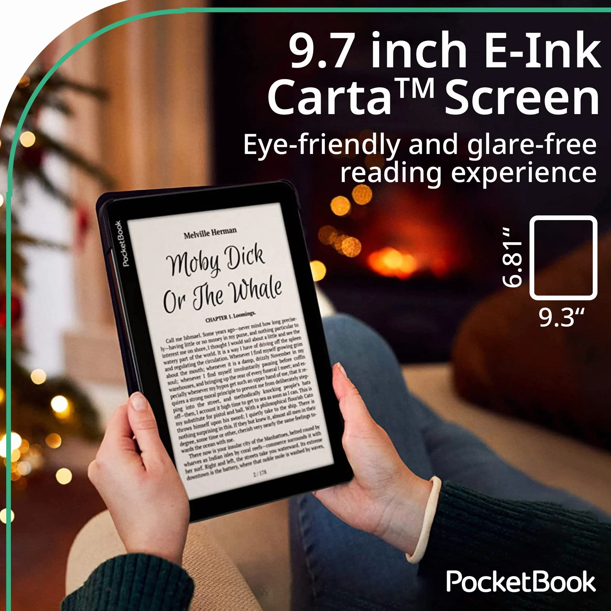 PocketBook InkPad Lite Lettore e-Book Touch Screen 8 GB Wi-Fi Nero, Grigio