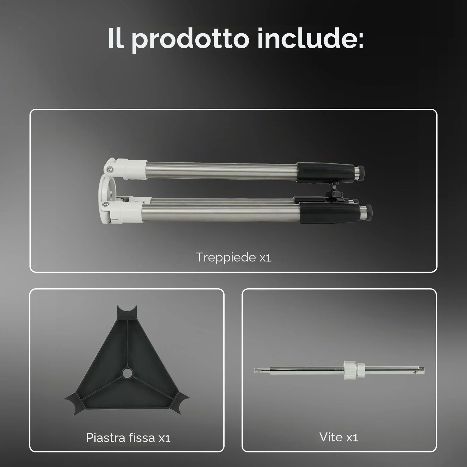 Svbony SV225T Treppiede Telescopico Astronomico, Treppiede in Alluminio Estensibile, Accessori per Telescopi Portatili, Compatibile con Supporti Alt-Azimuth Della Serie SV225