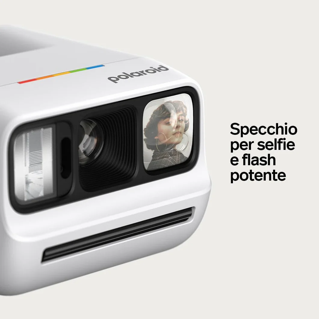 Polaroid - Bundle Instant Camera Go Gen 3 White + Go Color Film (16 Photos)