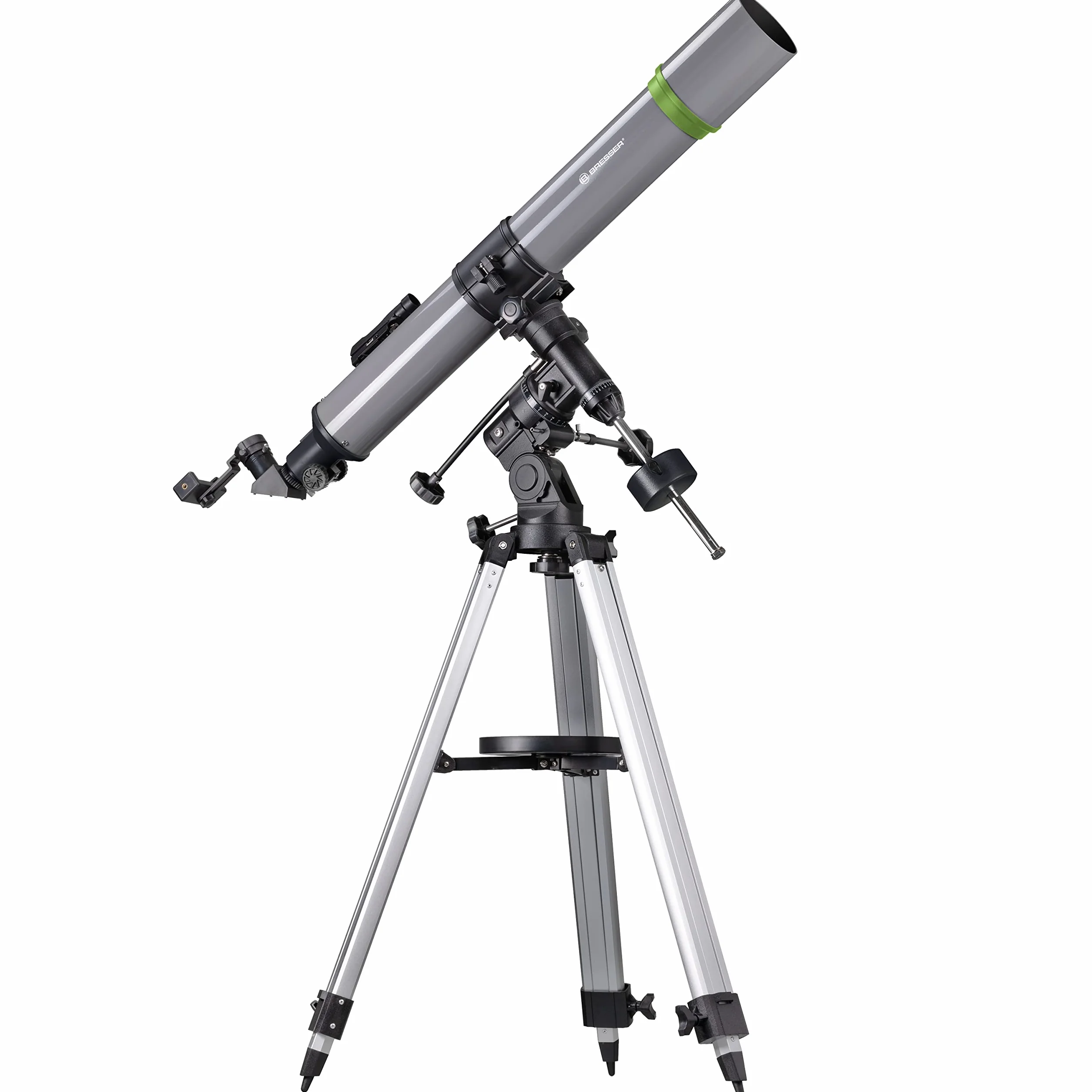 BRESSER SpaceExplorer, 90/900 EQ3 TELESCOPIO ASTRONOMICO, nero/grigio