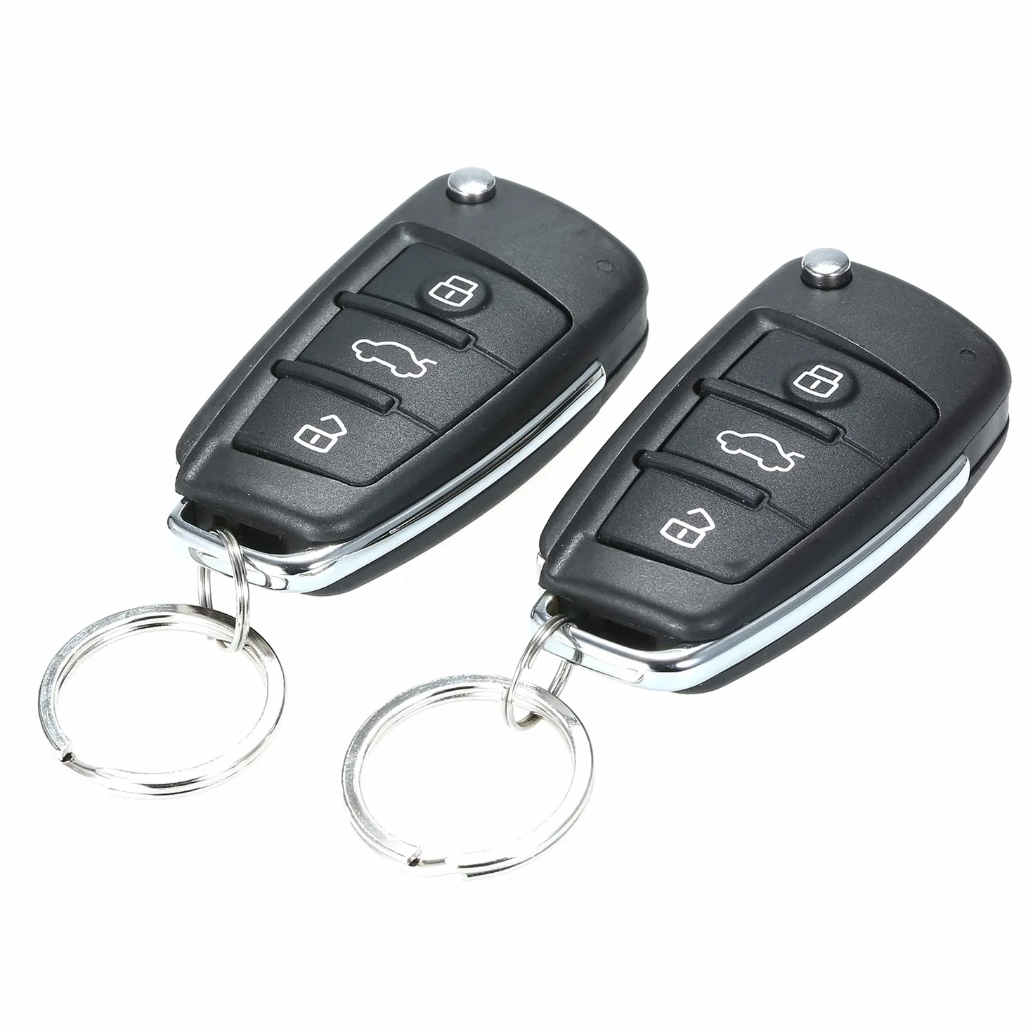 Shkalacar Chiusura Centralizzata Auto 12V Kit Telecomando Universale Sistema Allarme Senza Chiave 2 Telecomandi