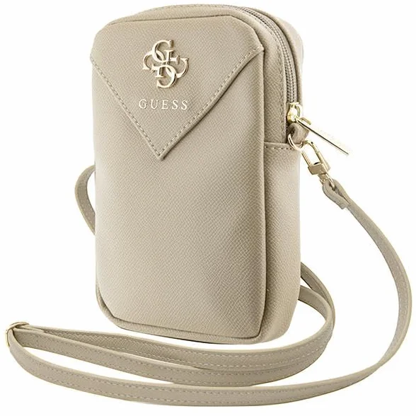 CG MOBILE Guess GUWBZPGSTEGD - Custodia a triangolo con cerniera, colore: oro chiaro