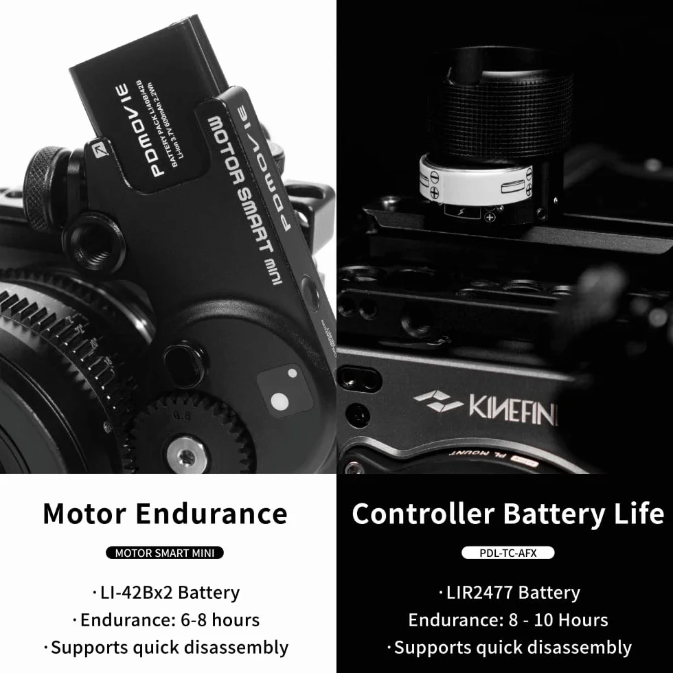 PDMOVIE Live AIR 3 Smart PDL-AFX-S LiDAR Autofocus Wireless Follow Focus Lens Control System for Manual Lenses with Focus Limit or DSLR Lenses without Focus with Depth of Field Scale