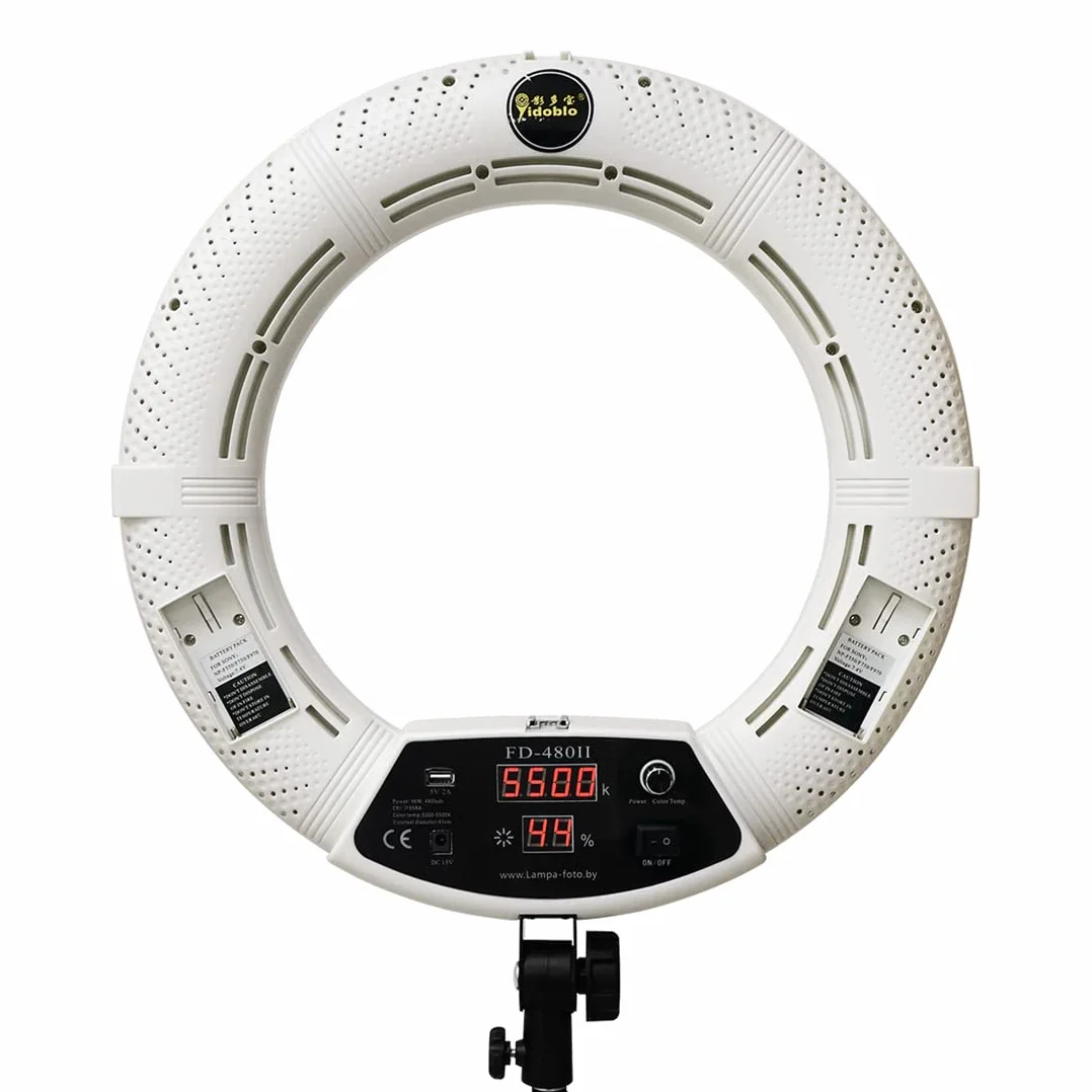 Display digitale da 18 pollici dimmerabile 3200K-5500K Kit luce anello LED per fotocamera Smartphone Ritratto Selfie Youtube Foto Video Studio Fotografia Illuminazione esterna continua