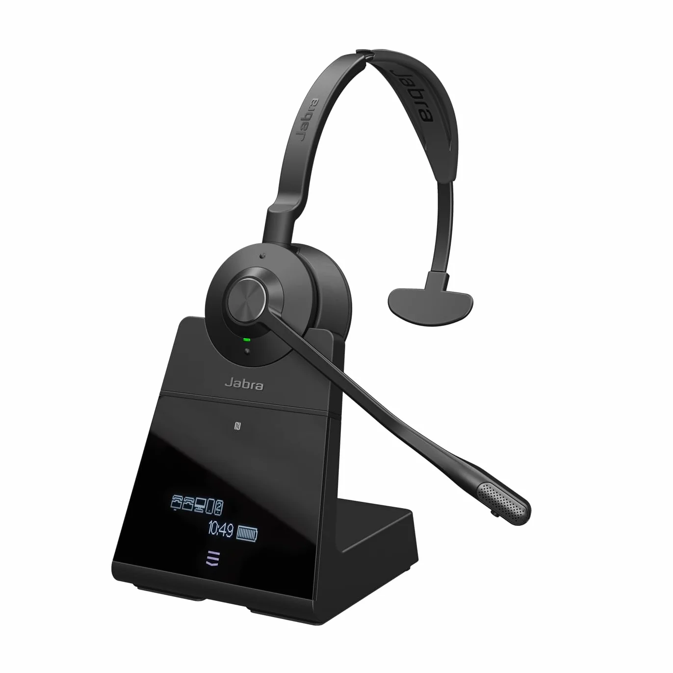 Jabra Engage 75 SE - Cuffie mono con cuscinetto per le cuffie, base, alimentazione elettrica, cavo USB-C a USB-A da 1,5 m, cavo per telefono da ufficio, guida rapida e garanzia