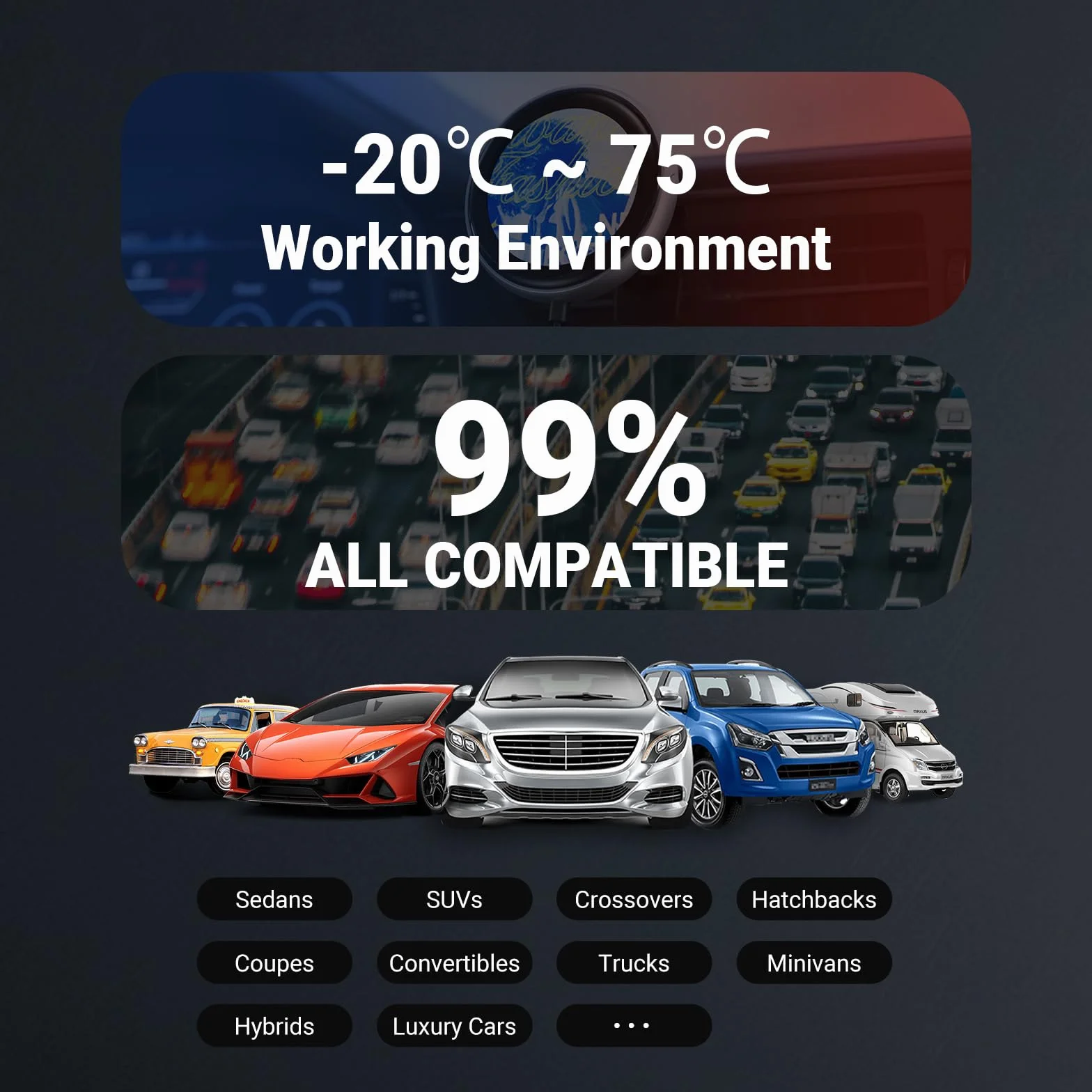 OTTOCAST Adattatore Carplay Wireless Clip, Plug & Play Dongle Wireless CarPlay con Display Elettronico può Mostrare Orologio Immagini Copertina di Album Musicali Compatibile con Auto con Wired CarPlay
