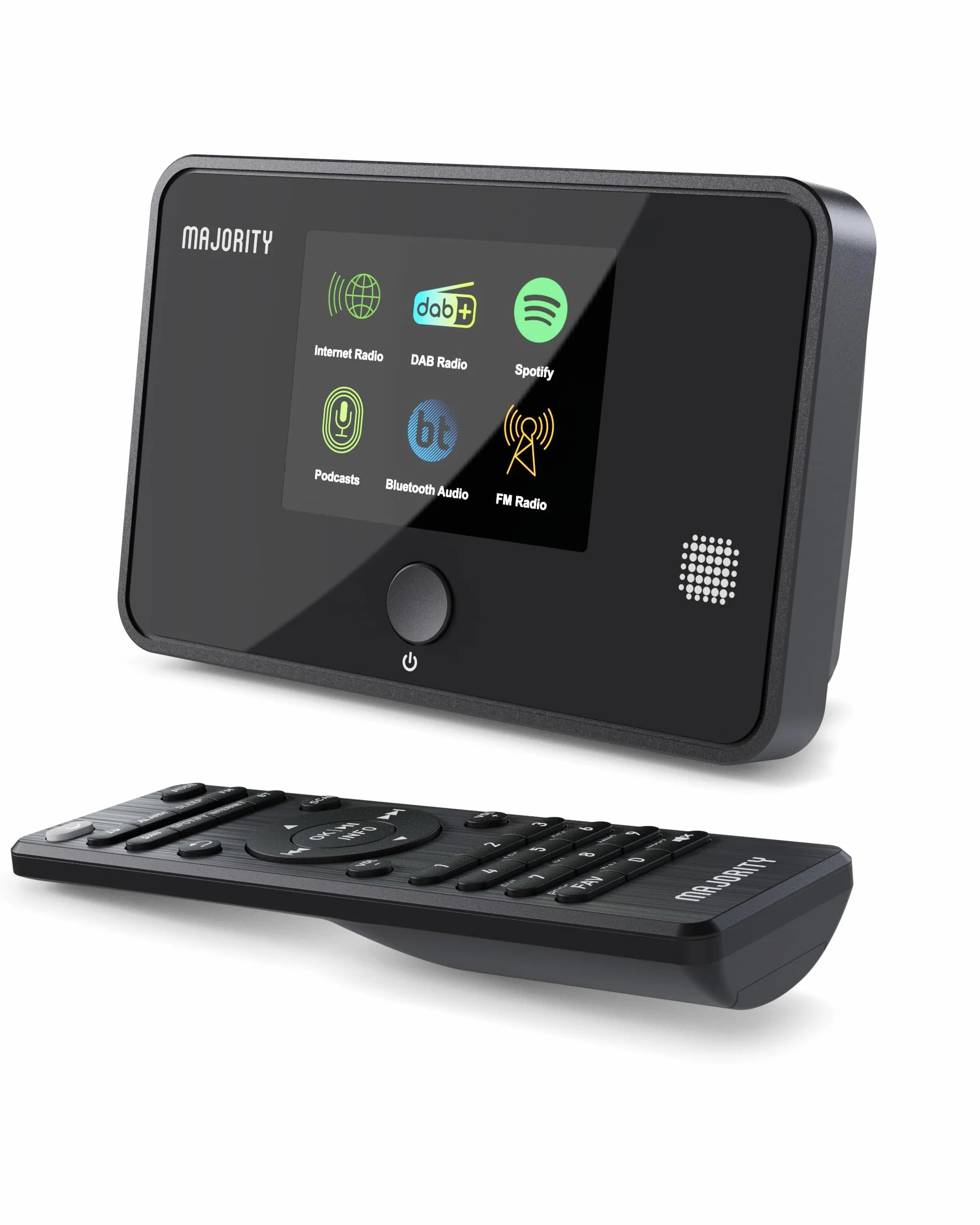 Majority Robinson IR Internet Radio DAB+ WiFi Bluetooth Spotify Connect Hi-Fi Streamer
