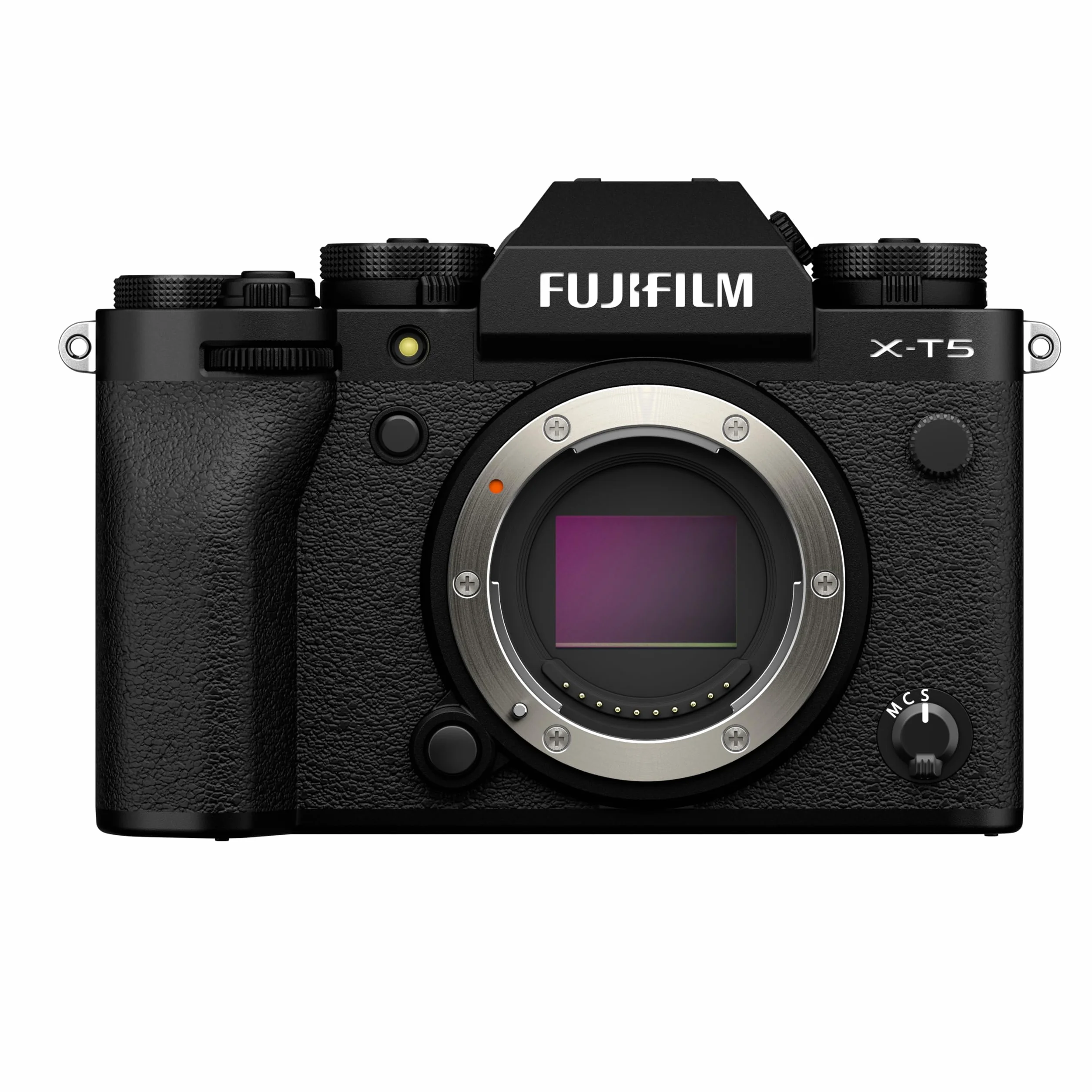 Fujifilm X-T5 Fotocamera Digitale Mirrorless 40MP (HR 160MP), solo corpo, Sensore X-Trans CMOS 5 HR, IBIS, Filmati 6.2K 30p, Mirino EVF, Schermo LCD 3" Touch Vari-angle, Nero