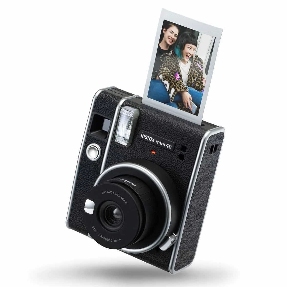 Fujifilm instax mini 40 Fotocamera istantanea per foto formato mini, carta di credito, Modalità selfie incorporata, Esposizione automatica, Dimensioni stampa 54 x 86 mm