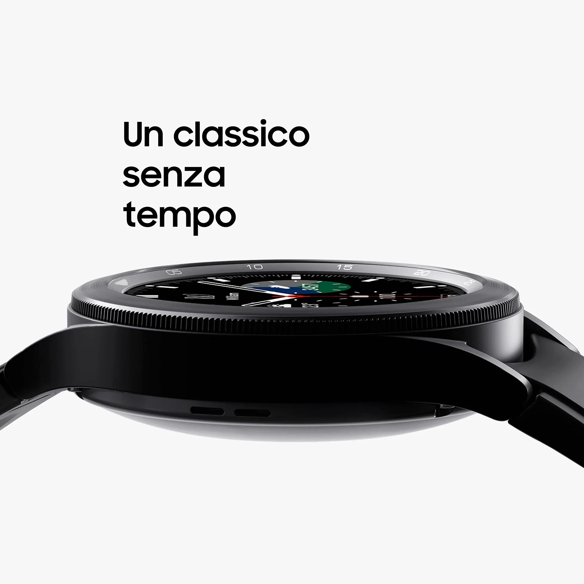 Samsung Galaxy Watch4 Classic 46mm Smartwatch Acciaio Inox Ghiera Rotante Monitoraggio Benessere Fitness Tracker Nero