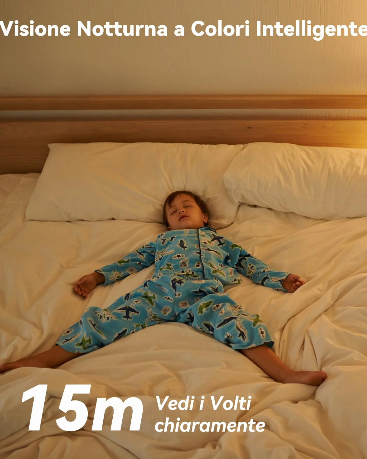 Imou 3K(3MP+3MP) Telecamera WiFi Interno Doppio Obiettivo, 360°PTZ Videocamera Sorveglianza con One-Touch Chiamata, Rilevamento AI Umano/Animali, Visione Notturna a Colori, Modalità Privata, 2,4/5GHz