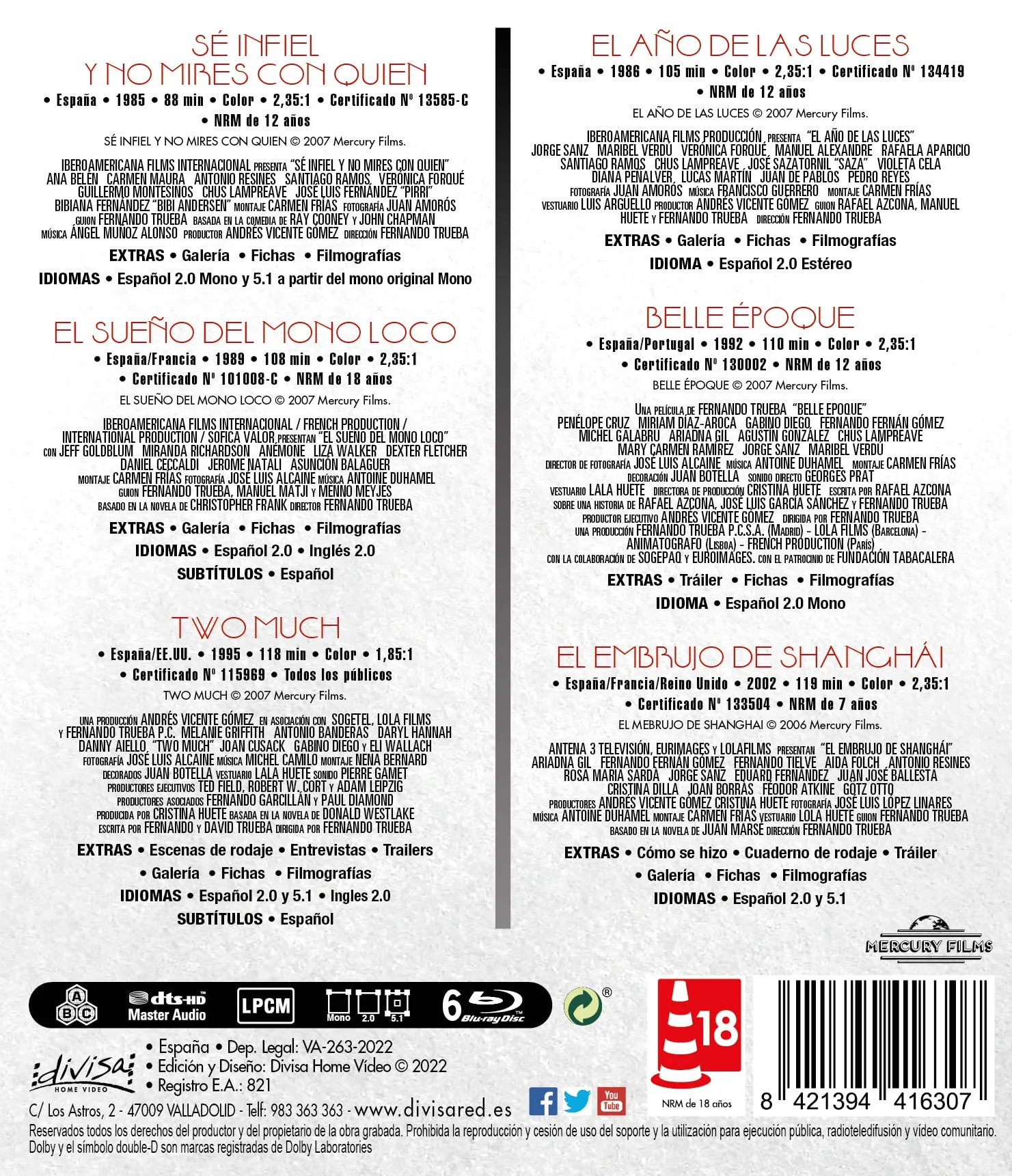 Fernando Trueba Pack BD