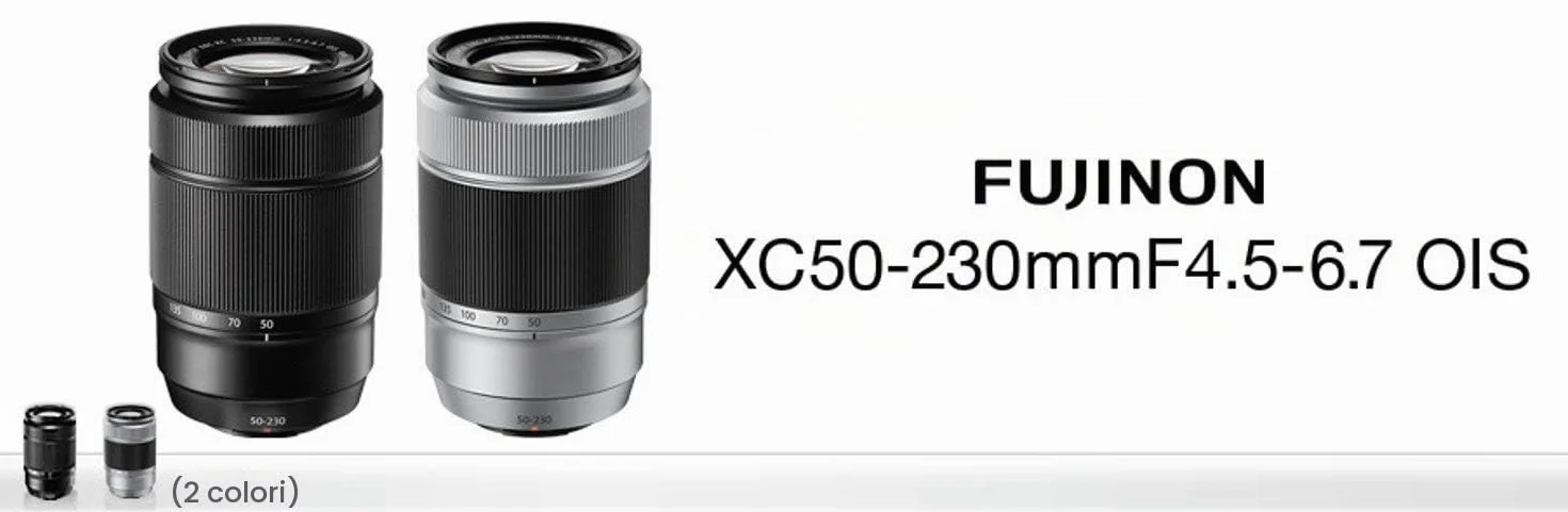 Fujifilm Fujinon XC50-230mmF4.5-6.7 OIS II Obiettivo Zoom, Attacco X Mount, Nero