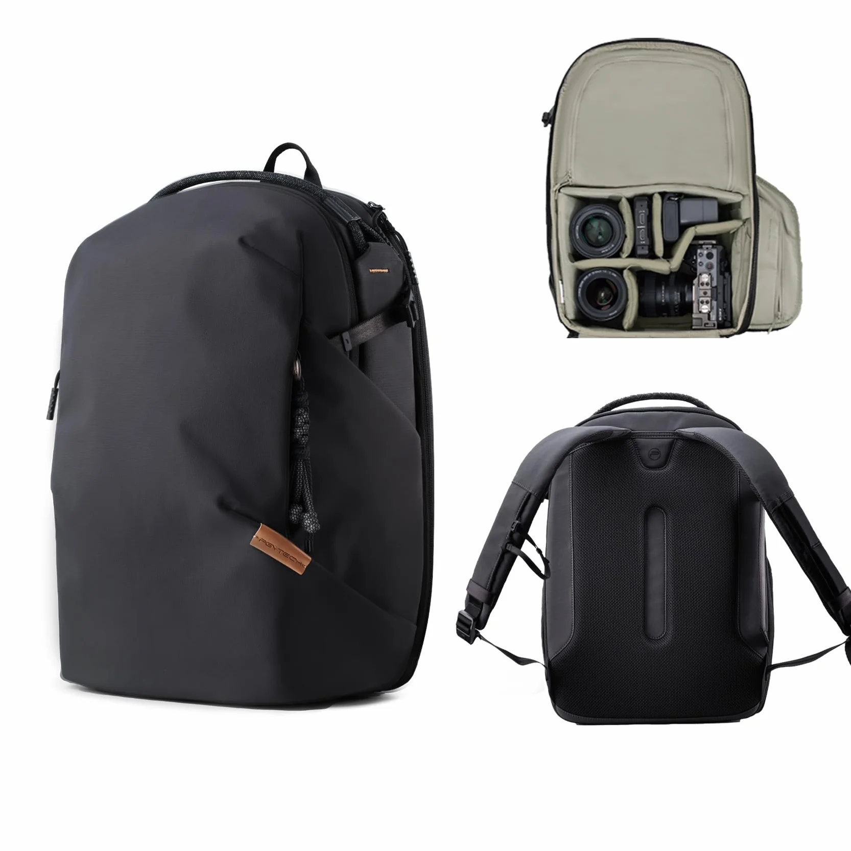 PGYTECH OneGo Lite Zaino Fotografico 16L, Leggero e Impermeabile per Fotografia Urbana e Viaggi, Compatibile con Sony/Canon/Nikon/DSLR/mirrorless