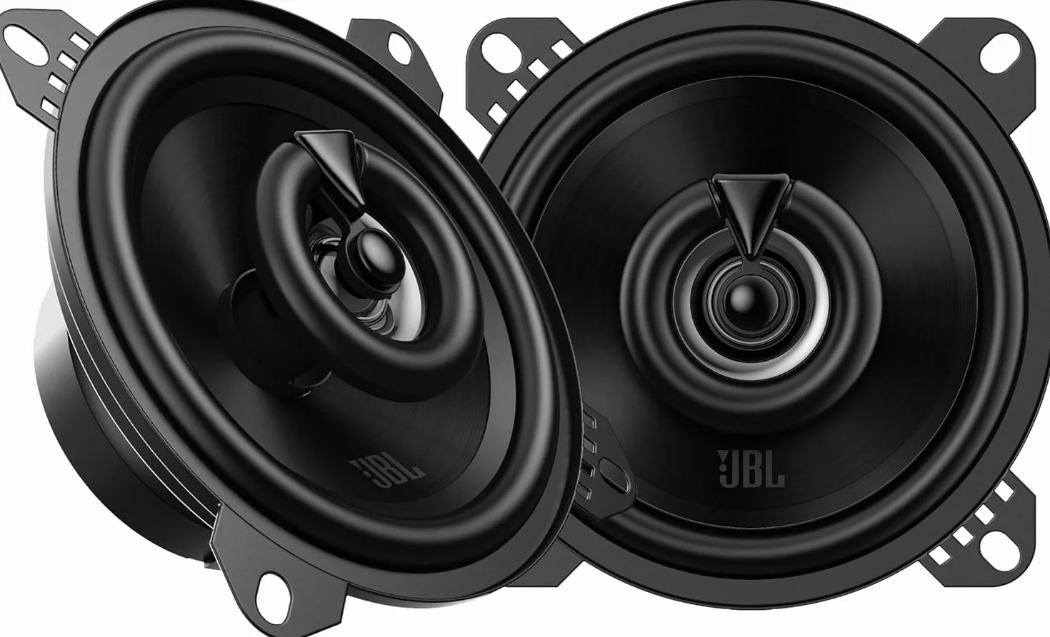 JBL Stage2 45F Gen2 altoparlanti coassiali 2 vie 4 pollici 40 W RMS, 320 W picco, 4 Ω, 88 dB, woofer in polipropilene Plus One™, tweeter PEI, design slim, suono chiaro, installazione facile