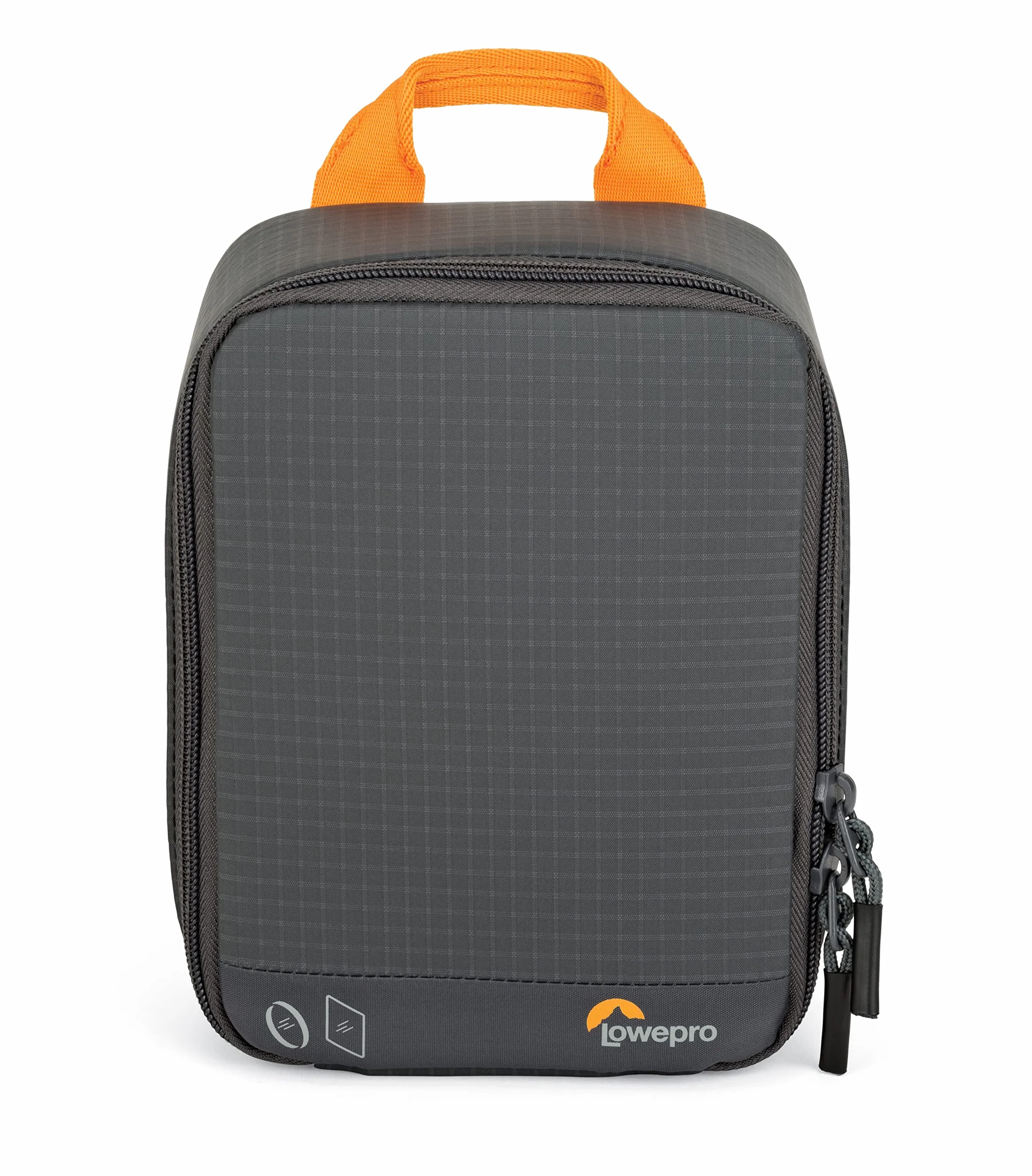 Lowepro GearUp Filter Pouch 100, Custodia per Filtri con Vani per 10 Filtri a Lastra, 2 Rotondi e Supporto, Custodia Antigraffio per Schede, Realizzata con Tessuti Riciclati, Grigia