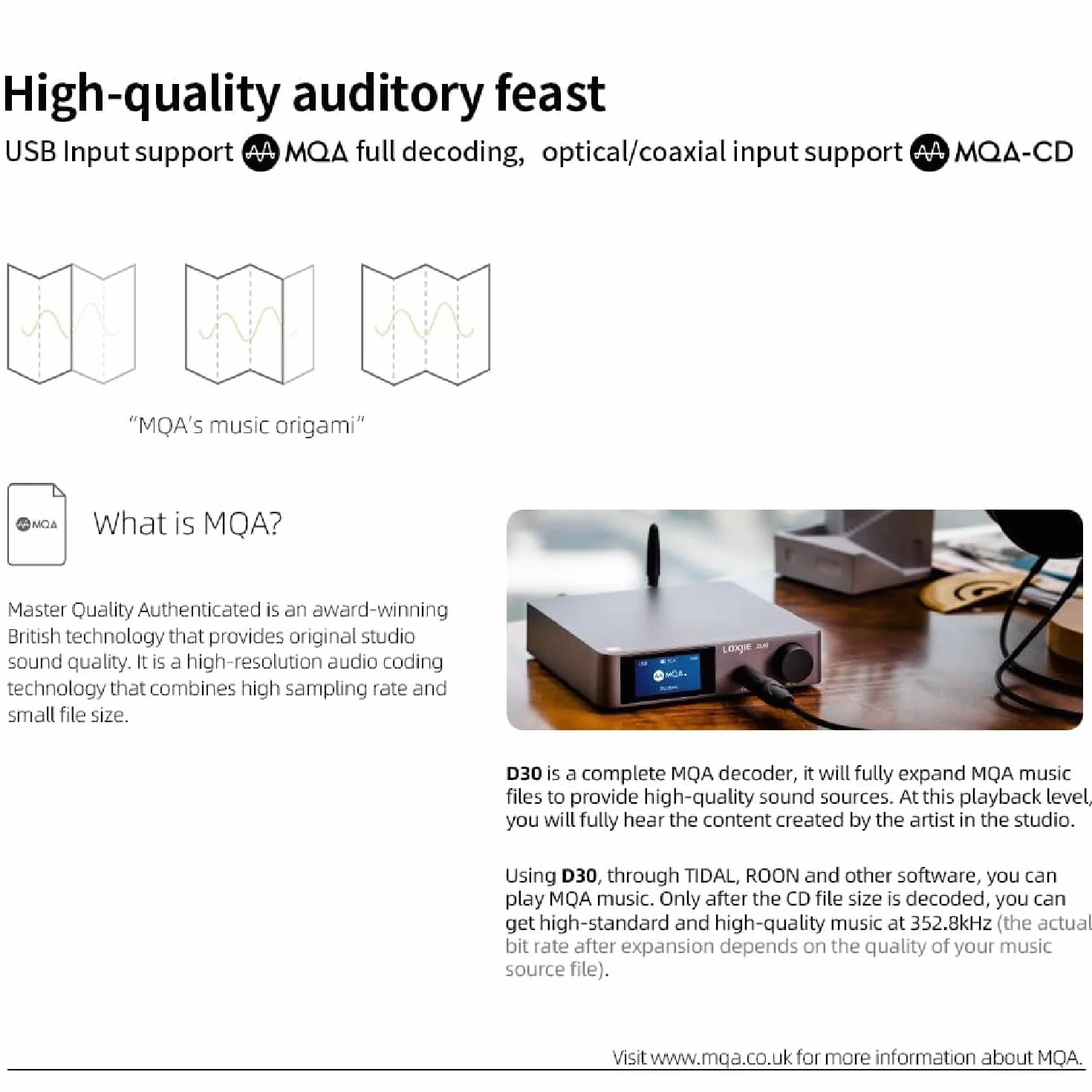LOXJIE D30 DAC audio amplificatore cuffie ES9068AS XMOS PCM 32bit/768kHz MQA DSD512 Bluetooth 5.0 APT-X