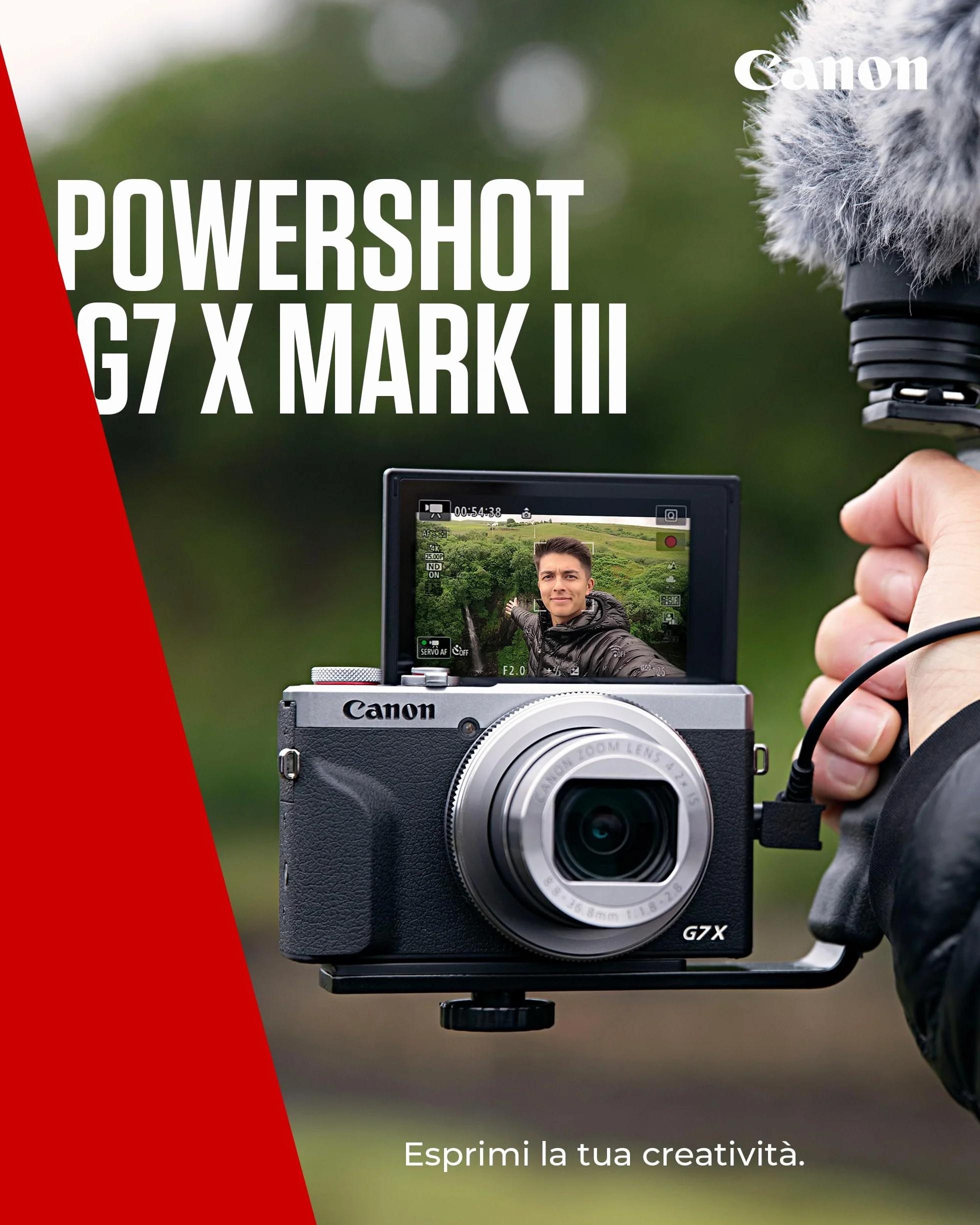 Canon PowerShot G7X Mark III (Argento) – Fotocamera Digitale Compatta con Sensore da 1 Pollice e Video 4K - Perfetta In Condizioni Di Scarsa Illuminazione E Per I Viaggi