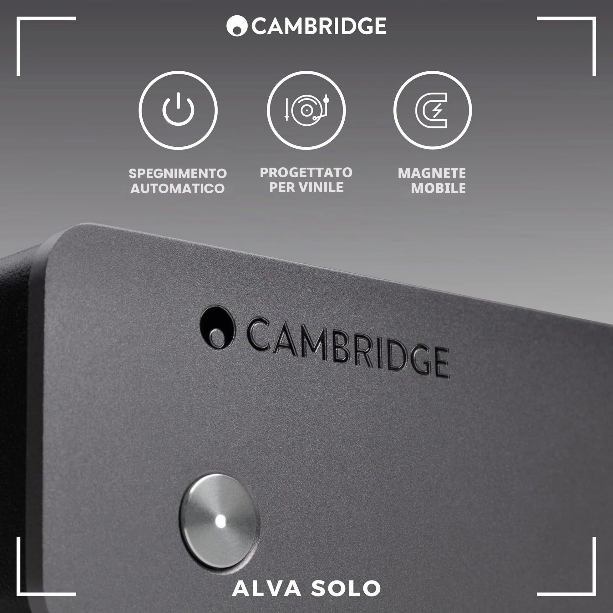 Pre-Amplificatore Phono Mm Alva Solo Silver Filtro Subsonico
