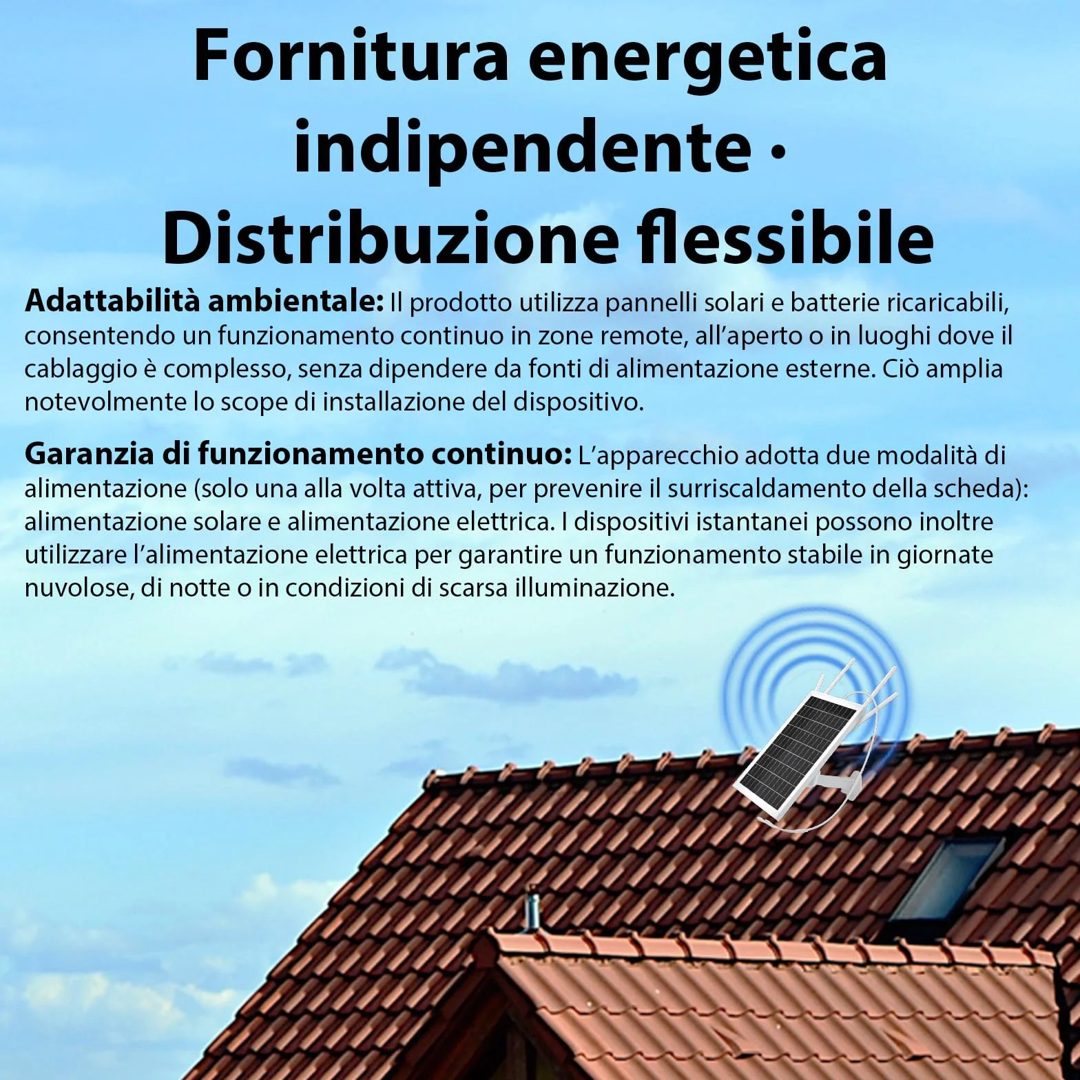 Amplificatore di segnale WiFi a batteria solare per esterni, Internet 2.4G WiFi Extender Booster a lungo raggio fino a 300 piedi, Ripetetore WiFi solare per giardino, fattoria e ranch