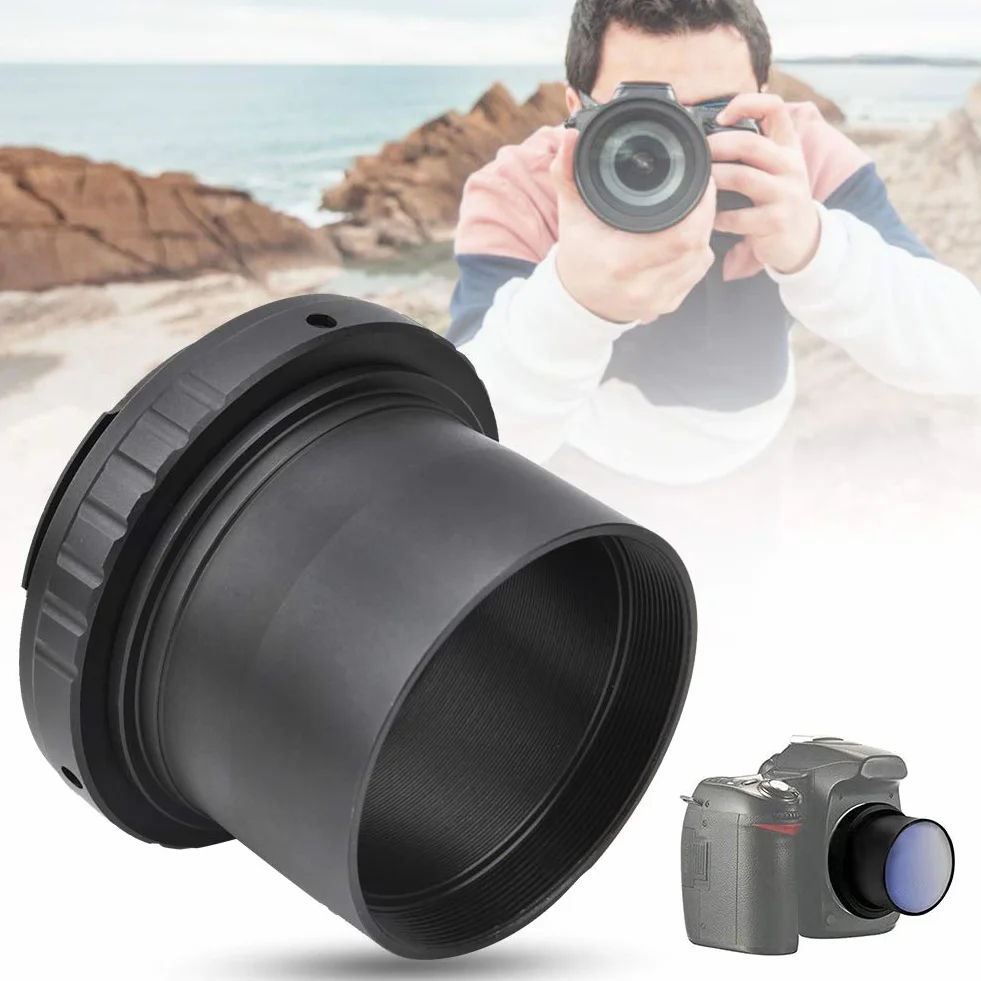 Mugast Anello Adattatore per telescopio T2-EOS, Anello Adattatore per Obiettivo in Metallo per telescopi da 2 Pollici per Attacco Canon EOS