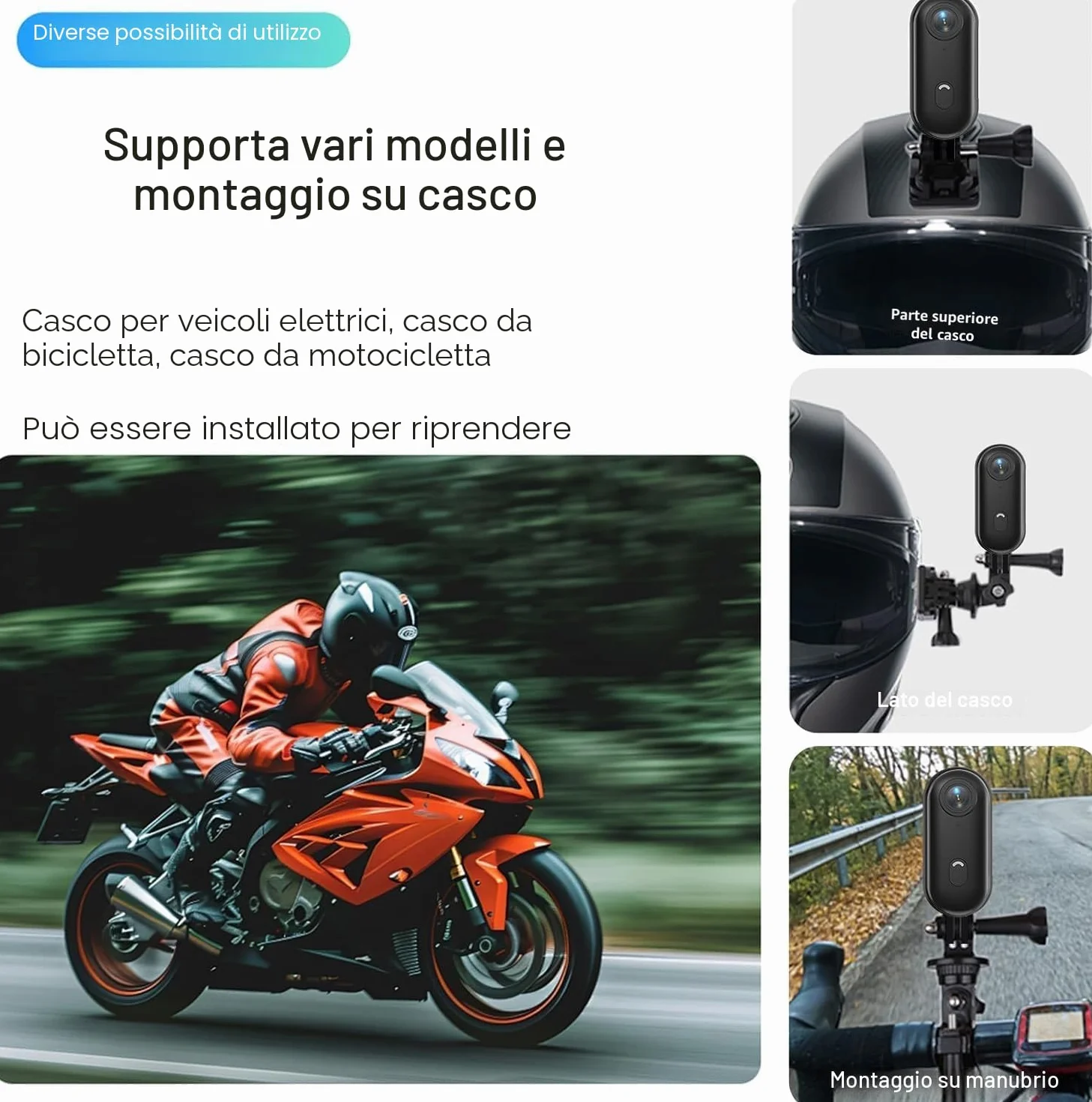Zeerkeer Micro Action Cam 1080p con Grandangolo da 120°, Telecamera per Ciclismo Moto Videocamera POV Camera per Animali Nascoste da Esterno Body Cam e Accessori Clip Magnetica Posteriore
